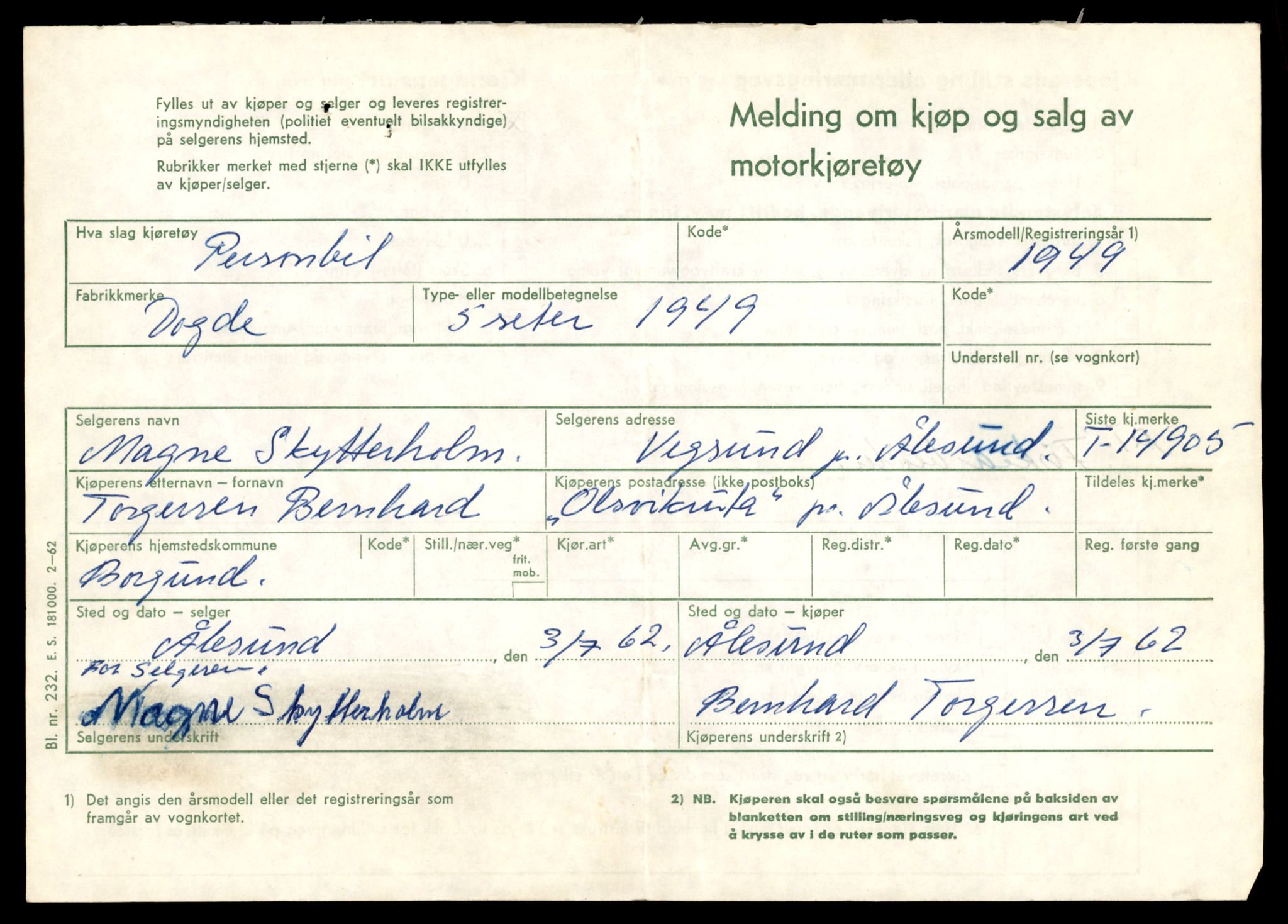 Møre og Romsdal vegkontor - Ålesund trafikkstasjon, AV/SAT-A-4099/F/Fe/L0049: Registreringskort for kjøretøy T 14864 - T 18613, 1927-1998, s. 971