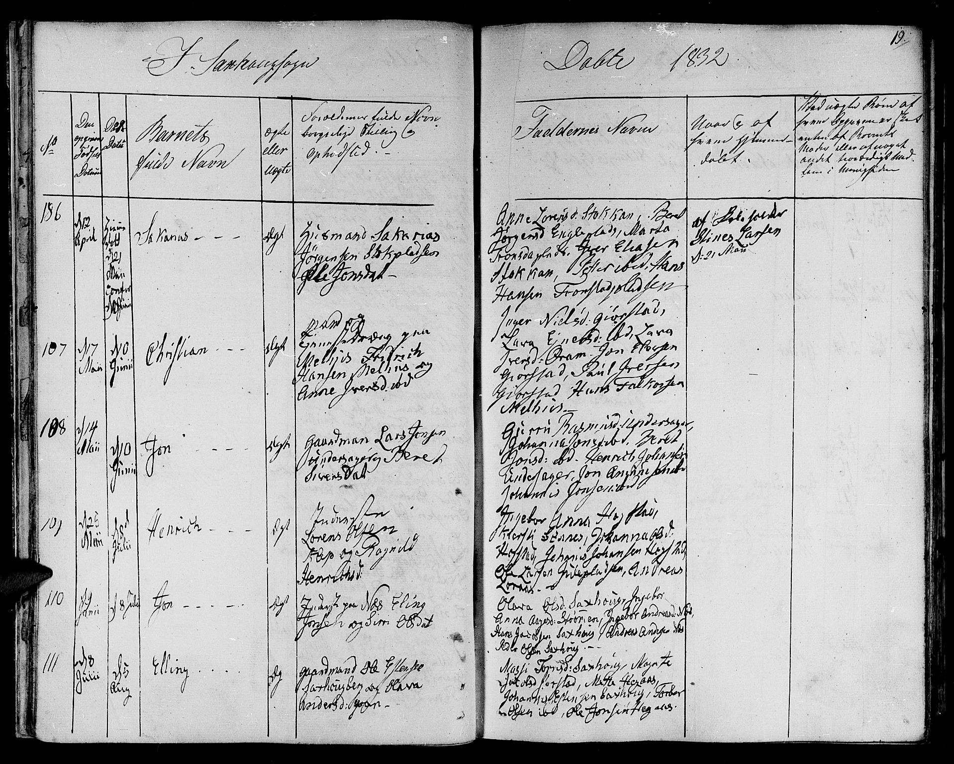 Ministerialprotokoller, klokkerbøker og fødselsregistre - Nord-Trøndelag, SAT/A-1458/730/L0277: Ministerialbok nr. 730A06 /1, 1830-1839, s. 19