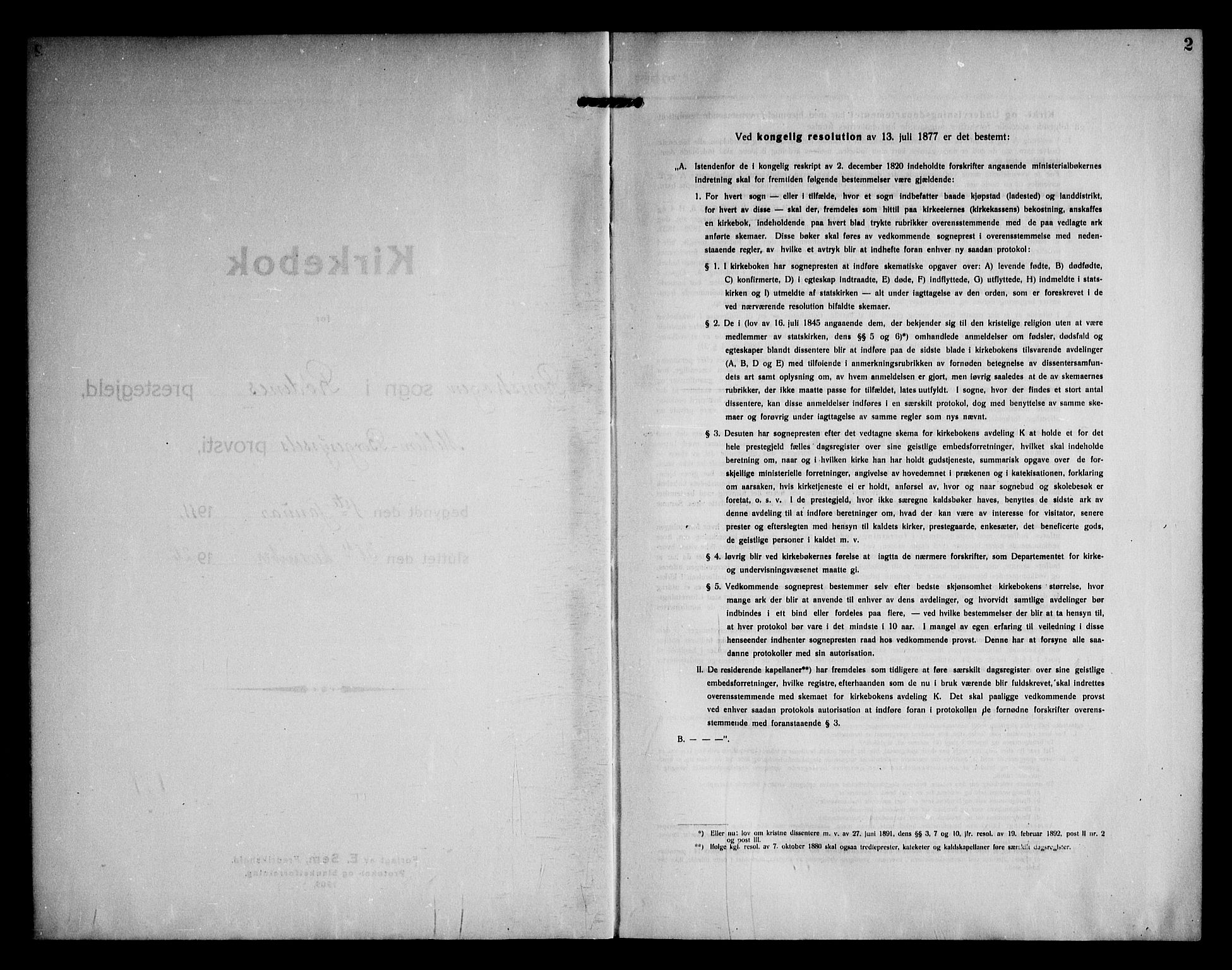 Rødenes prestekontor Kirkebøker, SAO/A-2005/F/Fb/L0004: Ministerialbok nr. II 4, 1911-1926, s. 2