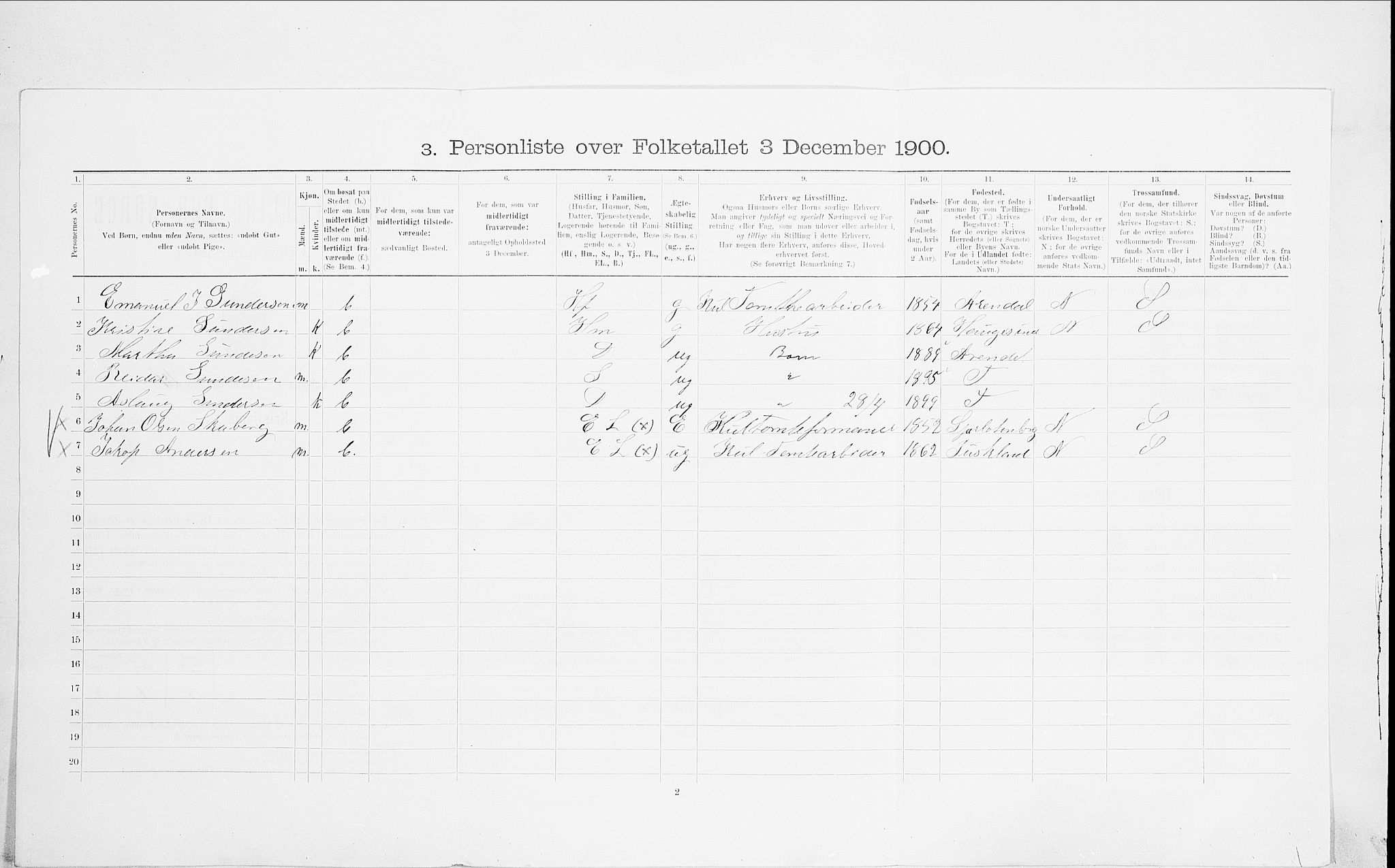 SAO, Folketelling 1900 for 0301 Kristiania kjøpstad, 1900, s. 102489