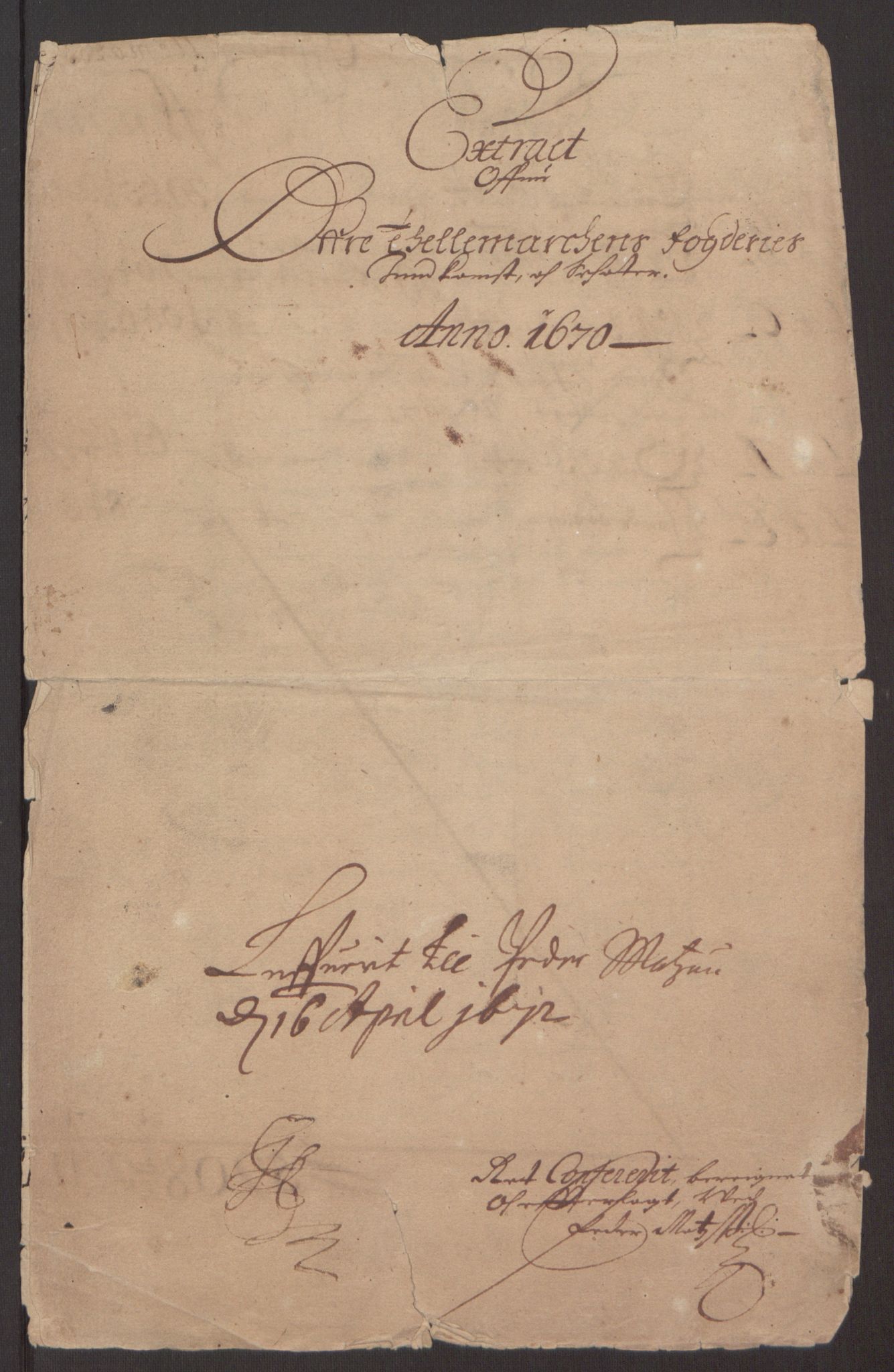 Rentekammeret inntil 1814, Reviderte regnskaper, Fogderegnskap, AV/RA-EA-4092/R35/L2059: Fogderegnskap Øvre og Nedre Telemark, 1668-1670, s. 87