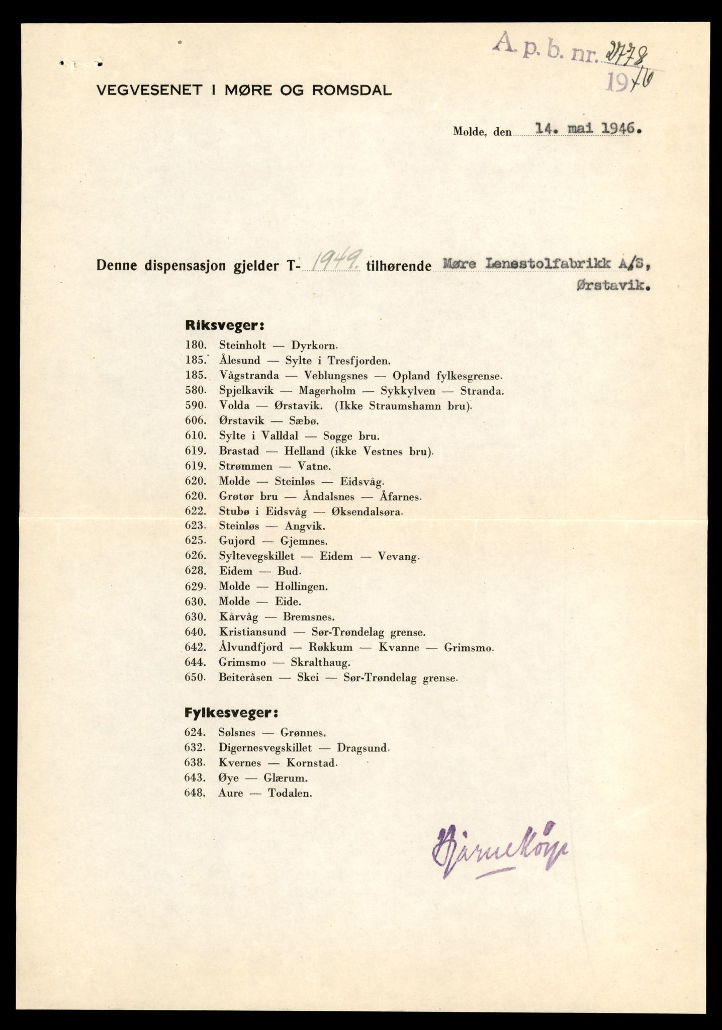 Møre og Romsdal vegkontor - Ålesund trafikkstasjon, SAT/A-4099/F/Fe/L0016: Registreringskort for kjøretøy T 1851 - T 1984, 1927-1998, s. 2133