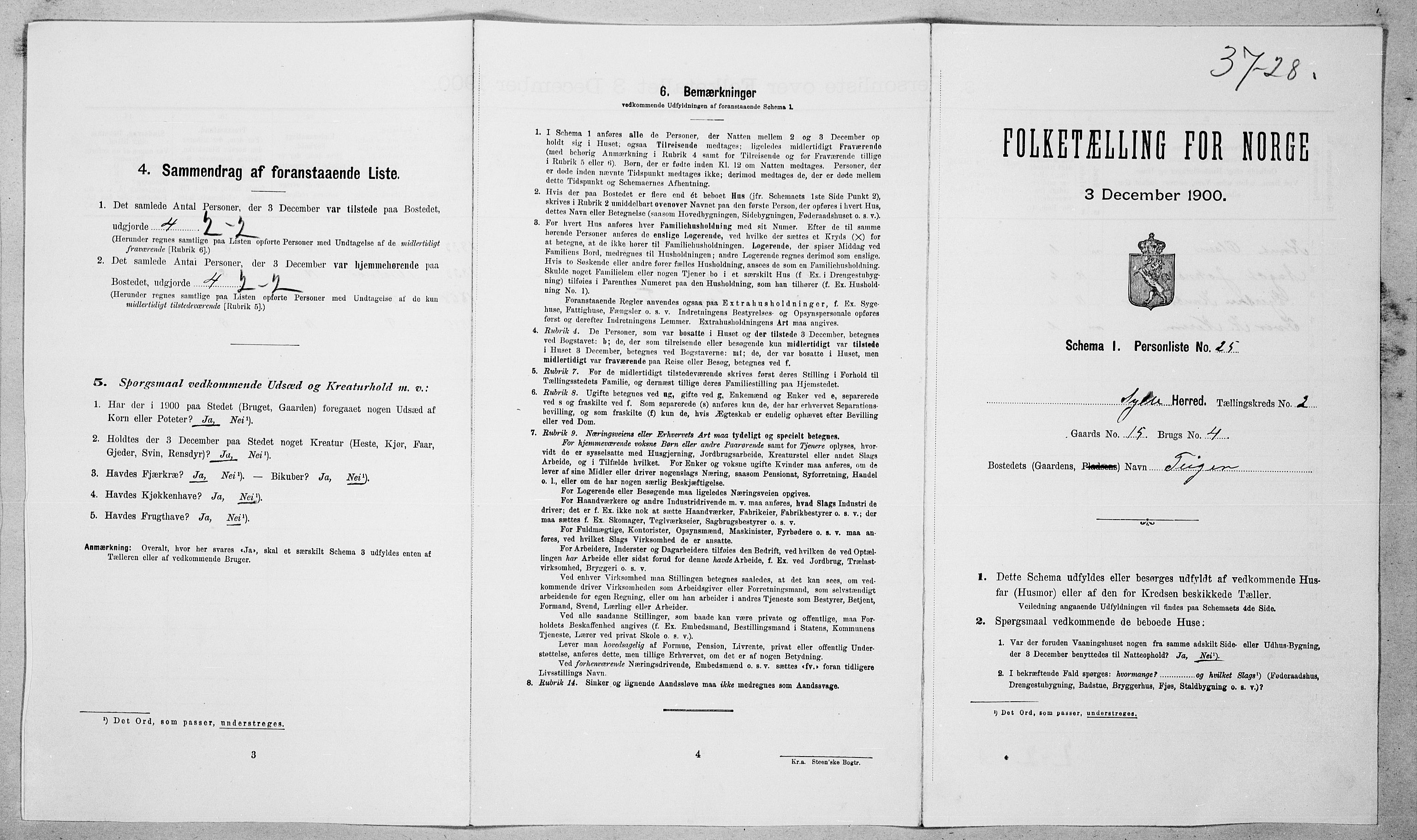 SAT, Folketelling 1900 for 1536 Sylte herred, 1900, s. 192