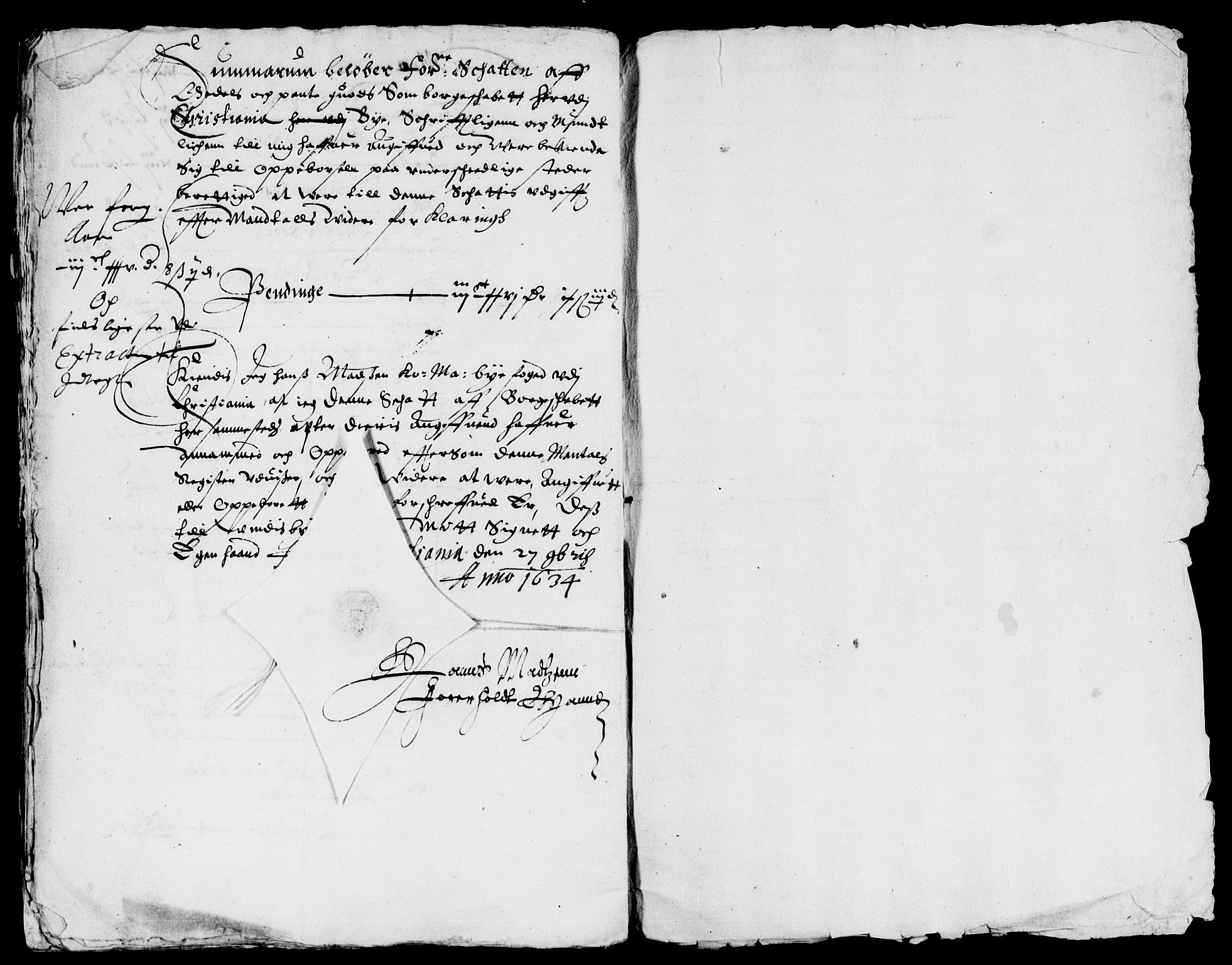 Rentekammeret inntil 1814, Reviderte regnskaper, Lensregnskaper, RA/EA-5023/R/Rb/Rba/L0120: Akershus len, 1634-1635