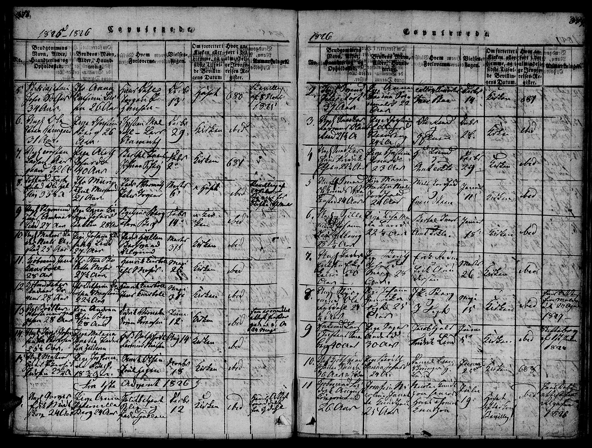 Ministerialprotokoller, klokkerbøker og fødselsregistre - Møre og Romsdal, AV/SAT-A-1454/572/L0842: Ministerialbok nr. 572A05, 1819-1832, s. 378-379