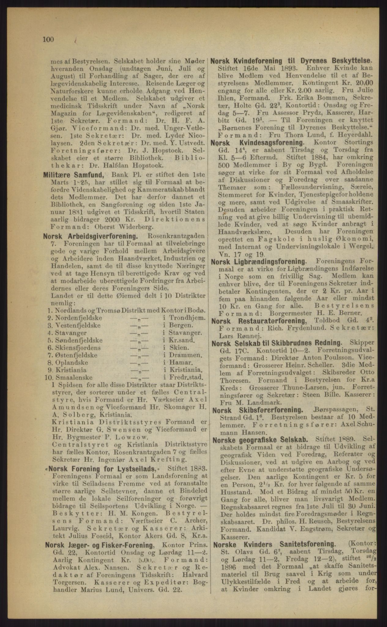 Kristiania/Oslo adressebok, PUBL/-, 1903, s. 100