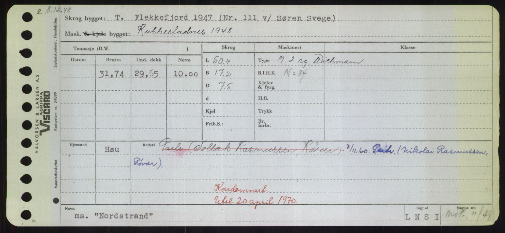 Sjøfartsdirektoratet med forløpere, Skipsmålingen, AV/RA-S-1627/H/Hd/L0026: Fartøy, N-Norhol, s. 557