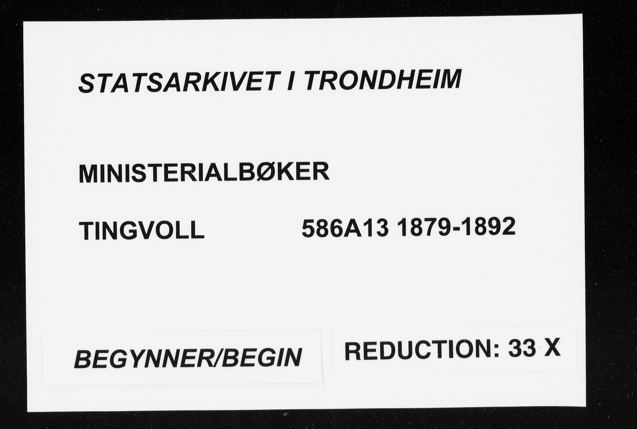 Ministerialprotokoller, klokkerbøker og fødselsregistre - Møre og Romsdal, SAT/A-1454/586/L0987: Ministerialbok nr. 586A13, 1879-1892