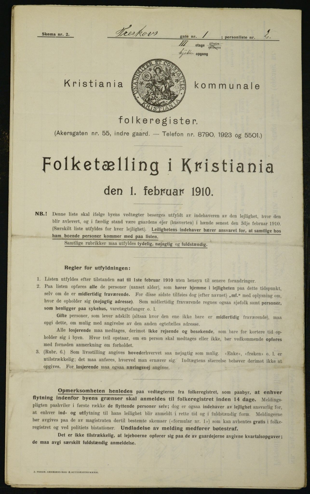 OBA, Kommunal folketelling 1.2.1910 for Kristiania, 1910, s. 109693