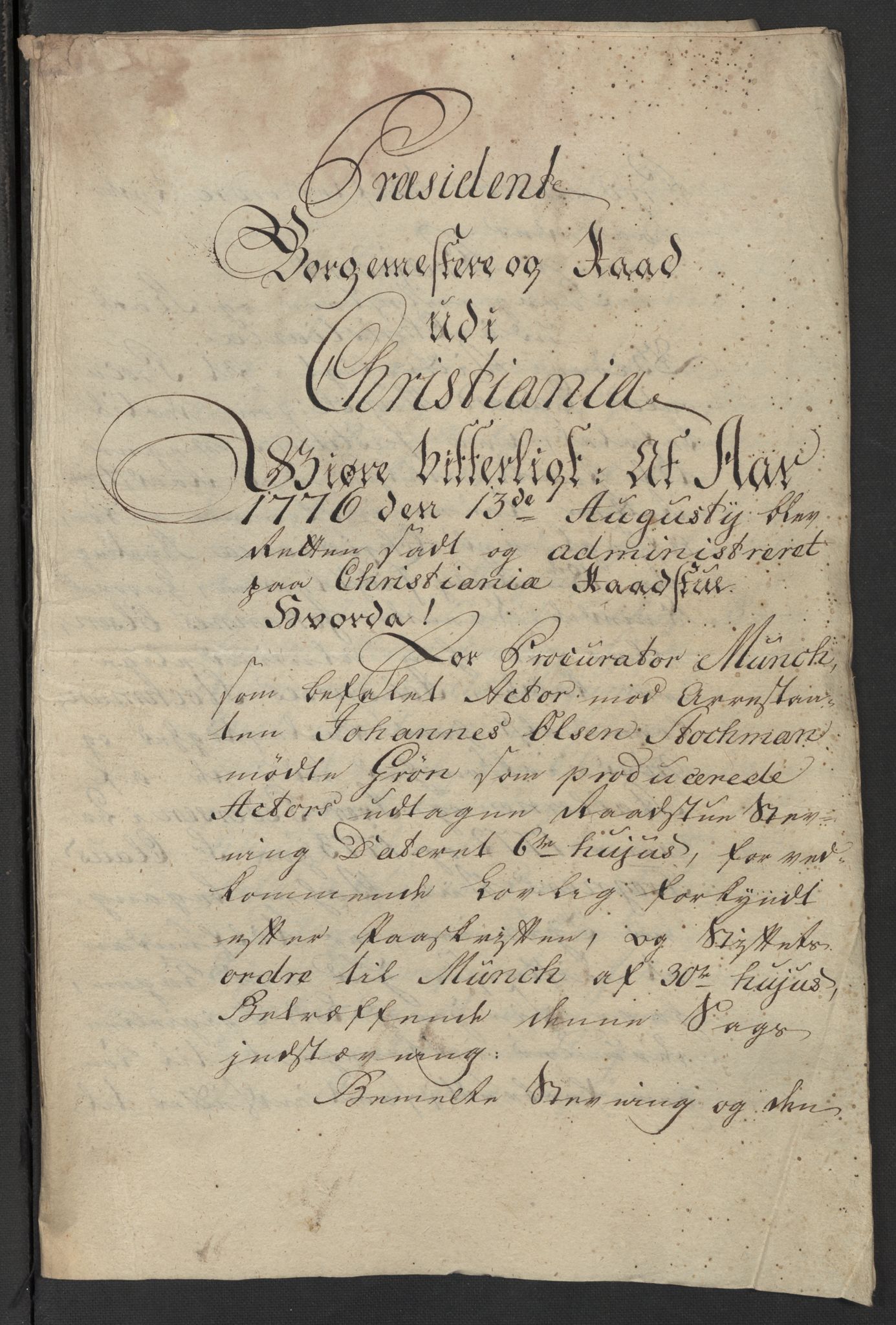 Kristiania stiftamt, SAO/A-10386/G/Gm/L0011: Domsakter og forhør, 1776, s. 104