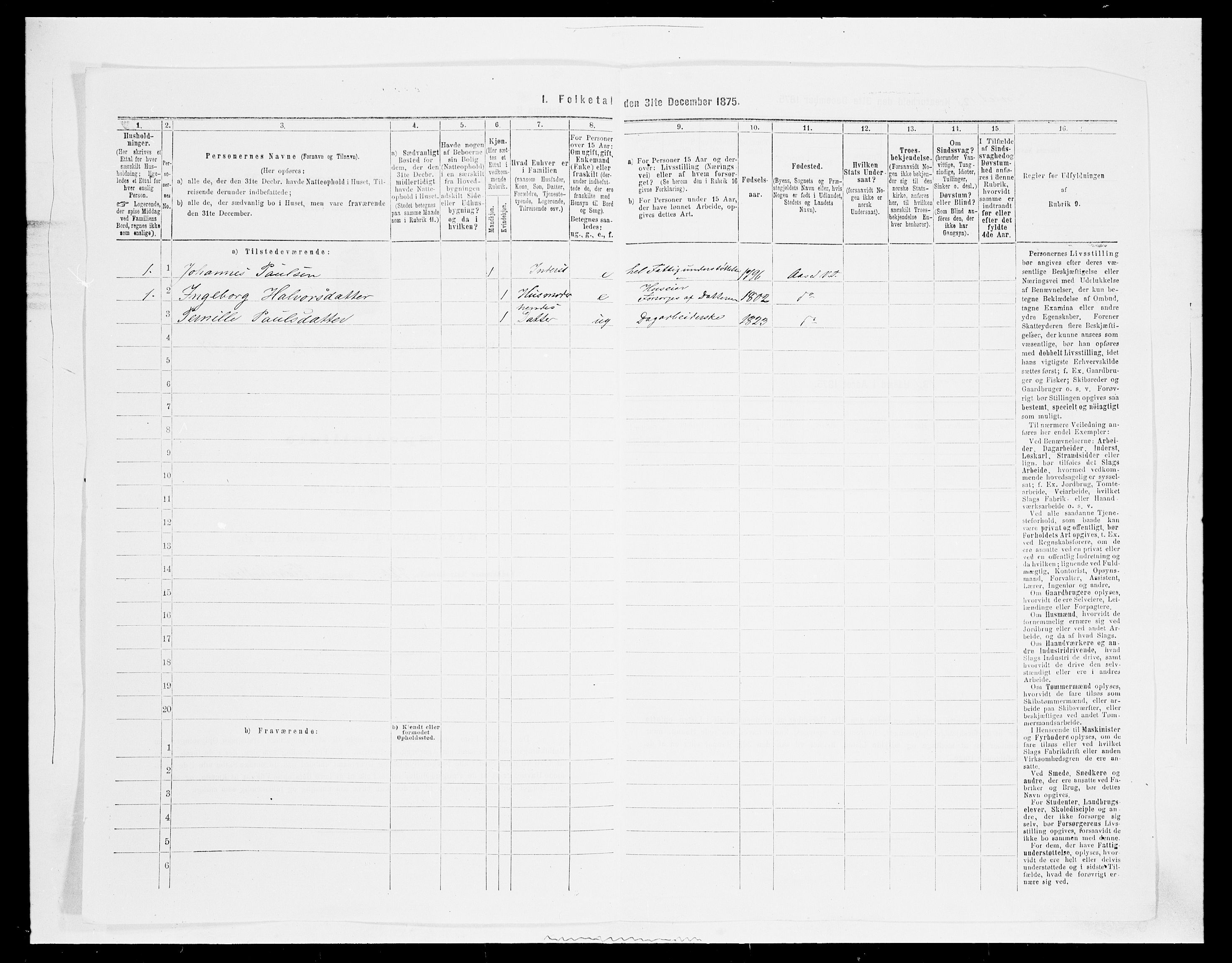 SAH, Folketelling 1875 for 0529P Vestre Toten prestegjeld, 1875, s. 903