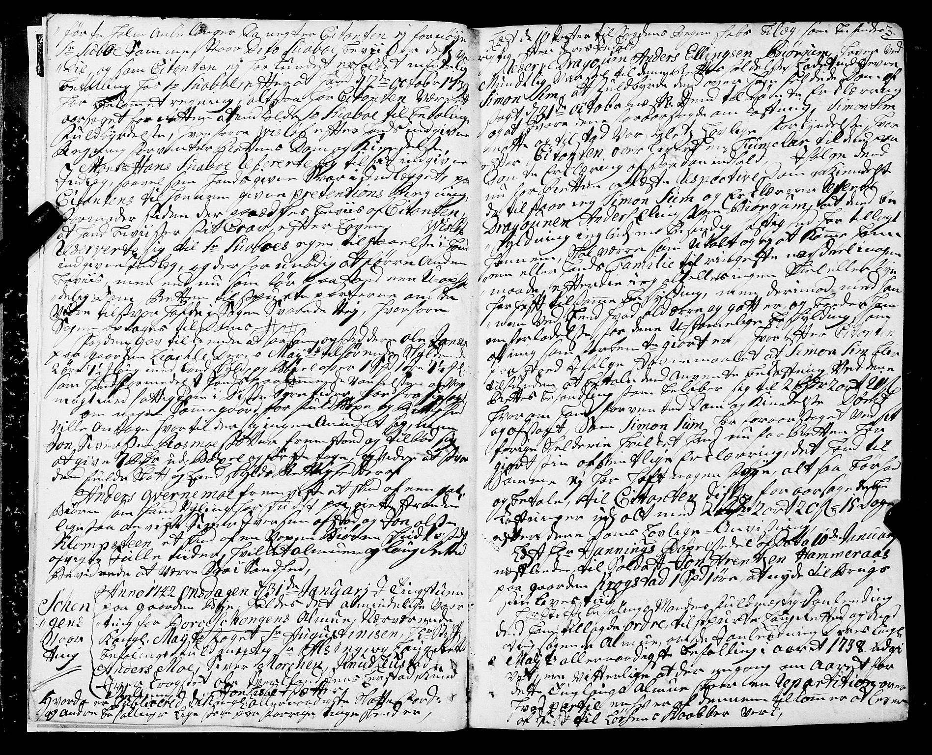 Strinda og Selbu sorenskriveri, AV/SAT-A-0015/1/1A/L0010: Tingbok 9, 1742-1747, s. 2b-3a
