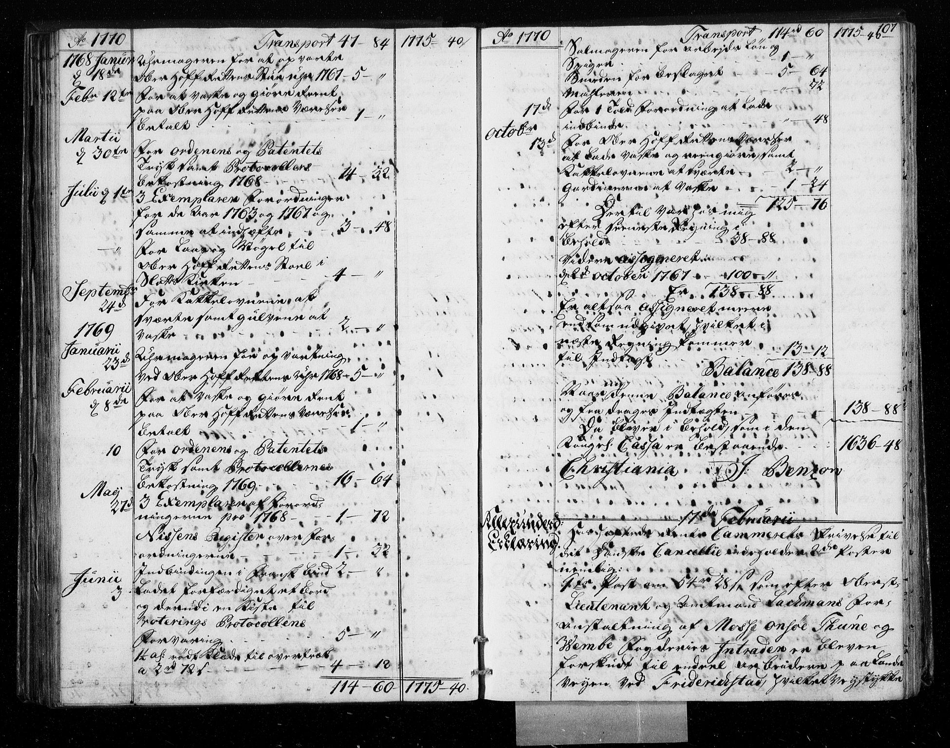 Stattholderembetet 1572-1771, AV/RA-EA-2870/Bf/L0008: Stattholderprotokoll (allmenn kopibok), 1769-1770, s. 106b-107a