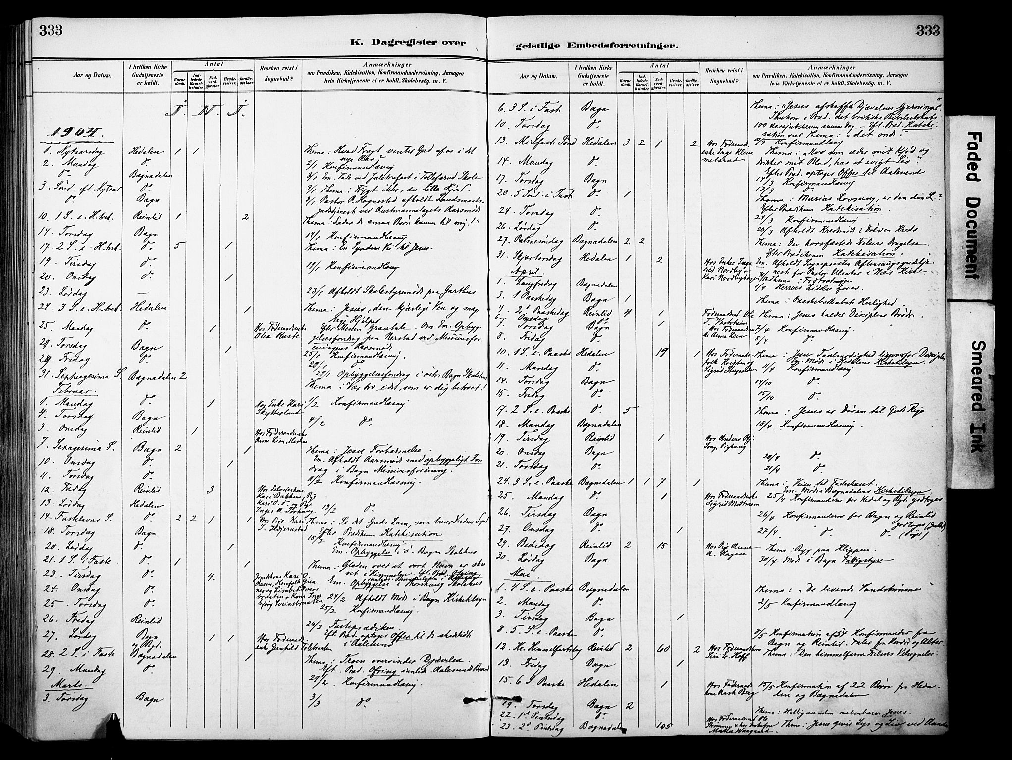 Sør-Aurdal prestekontor, SAH/PREST-128/H/Ha/Haa/L0009: Ministerialbok nr. 9, 1886-1906, s. 333