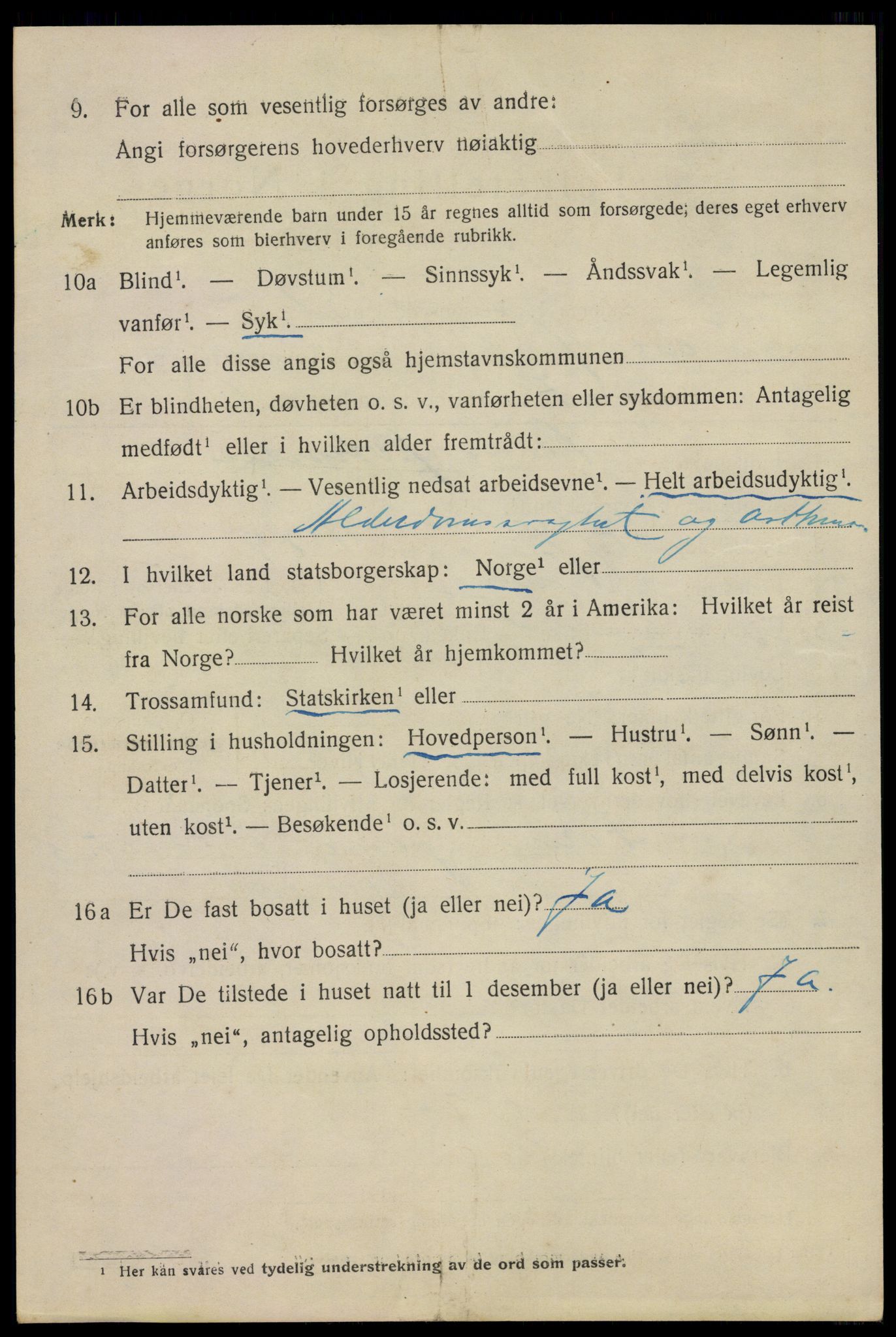 SAO, Folketelling 1920 for 0202 Hvitsten ladested, 1920, s. 207