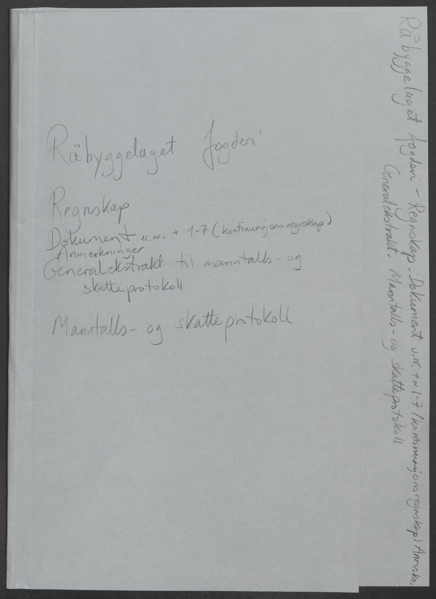 Rentekammeret inntil 1814, Reviderte regnskaper, Mindre regnskaper, RA/EA-4068/Rf/Rfe/L0040: Ryfylke fogderi, Råbyggelaget fogderi, Salten fogderi, 1789, s. 154