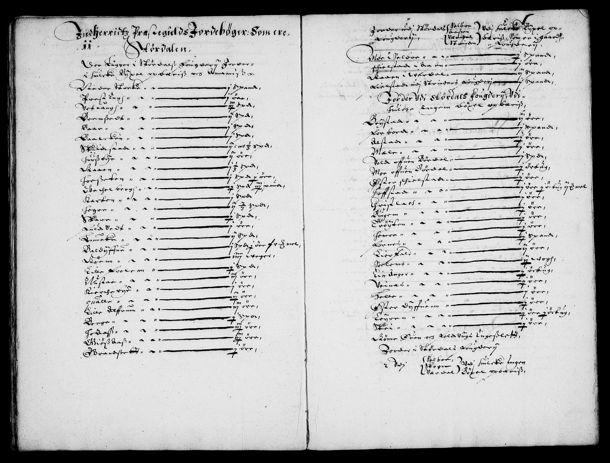 Rentekammeret inntil 1814, Realistisk ordnet avdeling, RA/EA-4070/Fc/Fca/L0004/0003: [Ca IV]  Trondheim stift / "Stichtens Bog", 1654