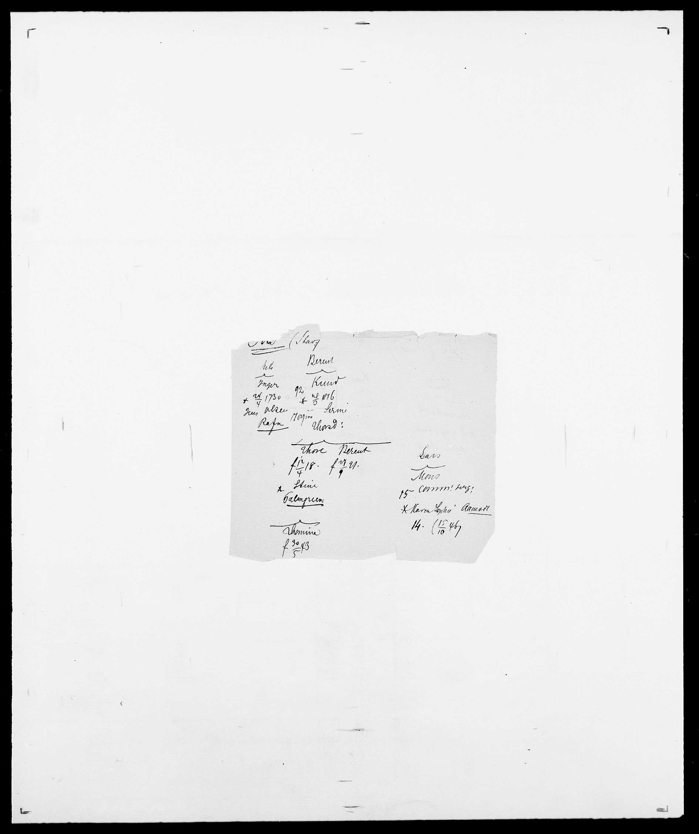 Delgobe, Charles Antoine - samling, SAO/PAO-0038/D/Da/L0012: Flor, Floer, Flohr - Fritzner, s. 663