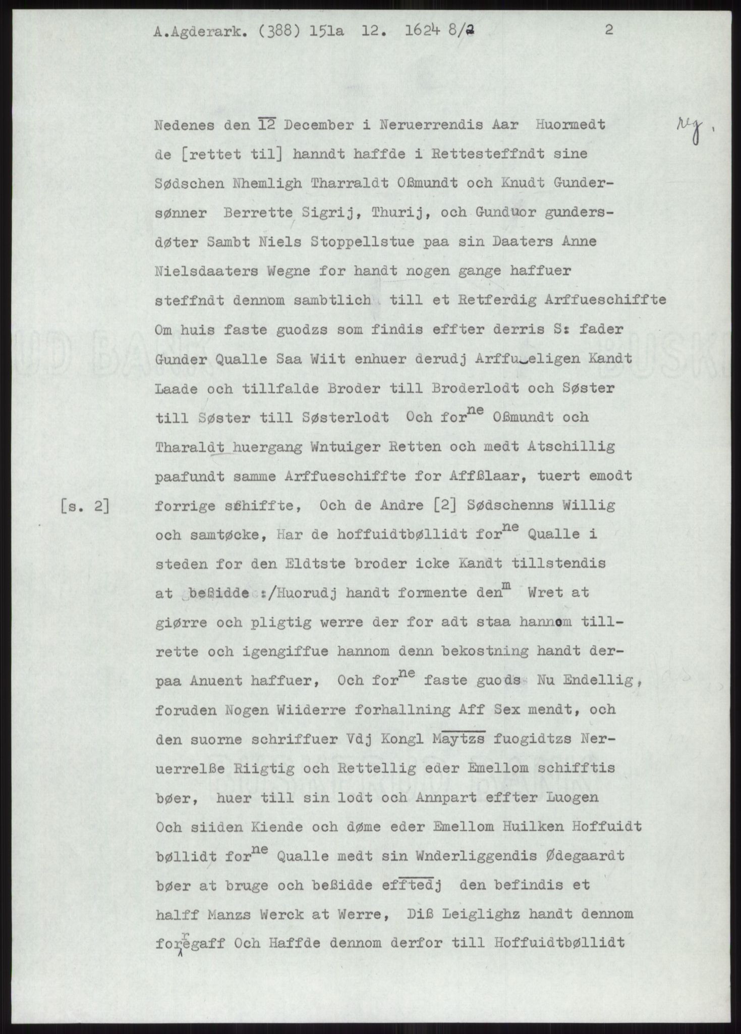 Samlinger til kildeutgivelse, Diplomavskriftsamlingen, AV/RA-EA-4053/H/Ha, s. 1254