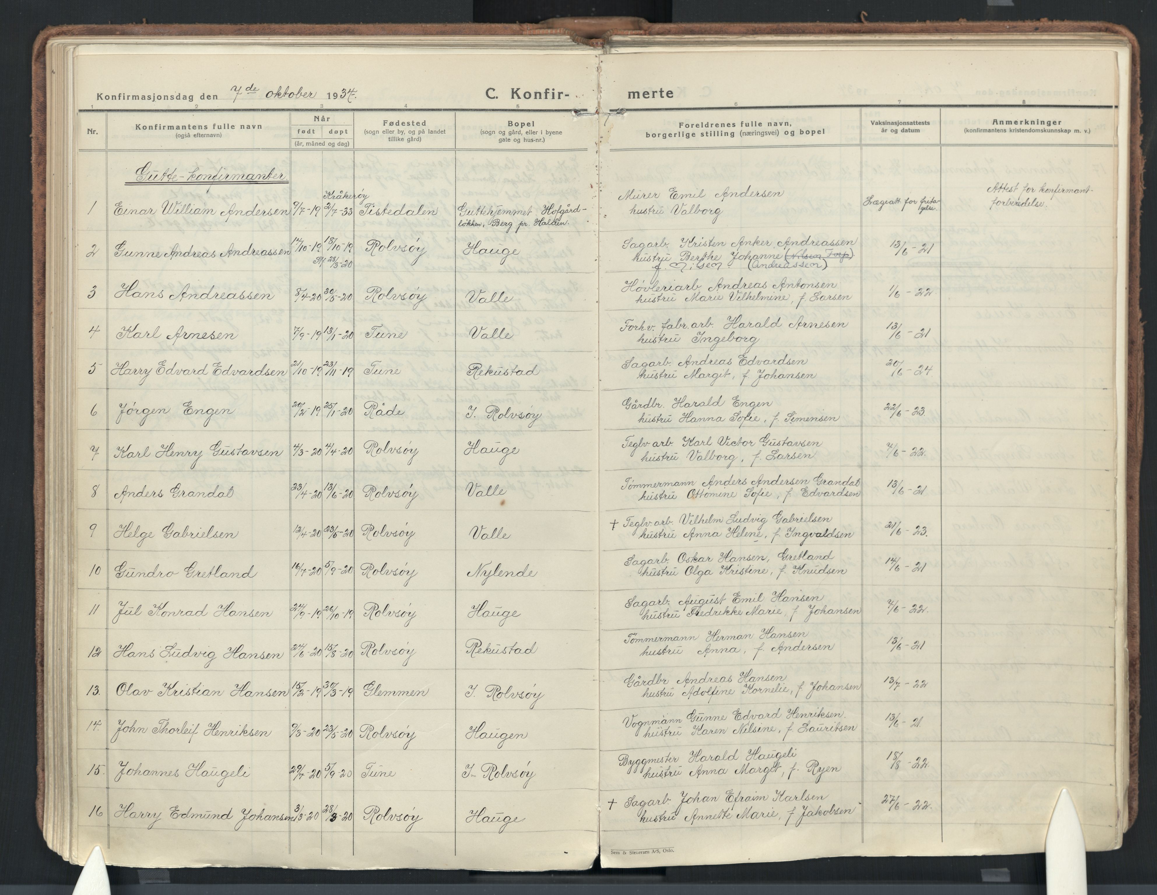 Rolvsøy prestekontor Kirkebøker, AV/SAO-A-2004/F/Fa/L0003: Ministerialbok nr. 3, 1917-1935