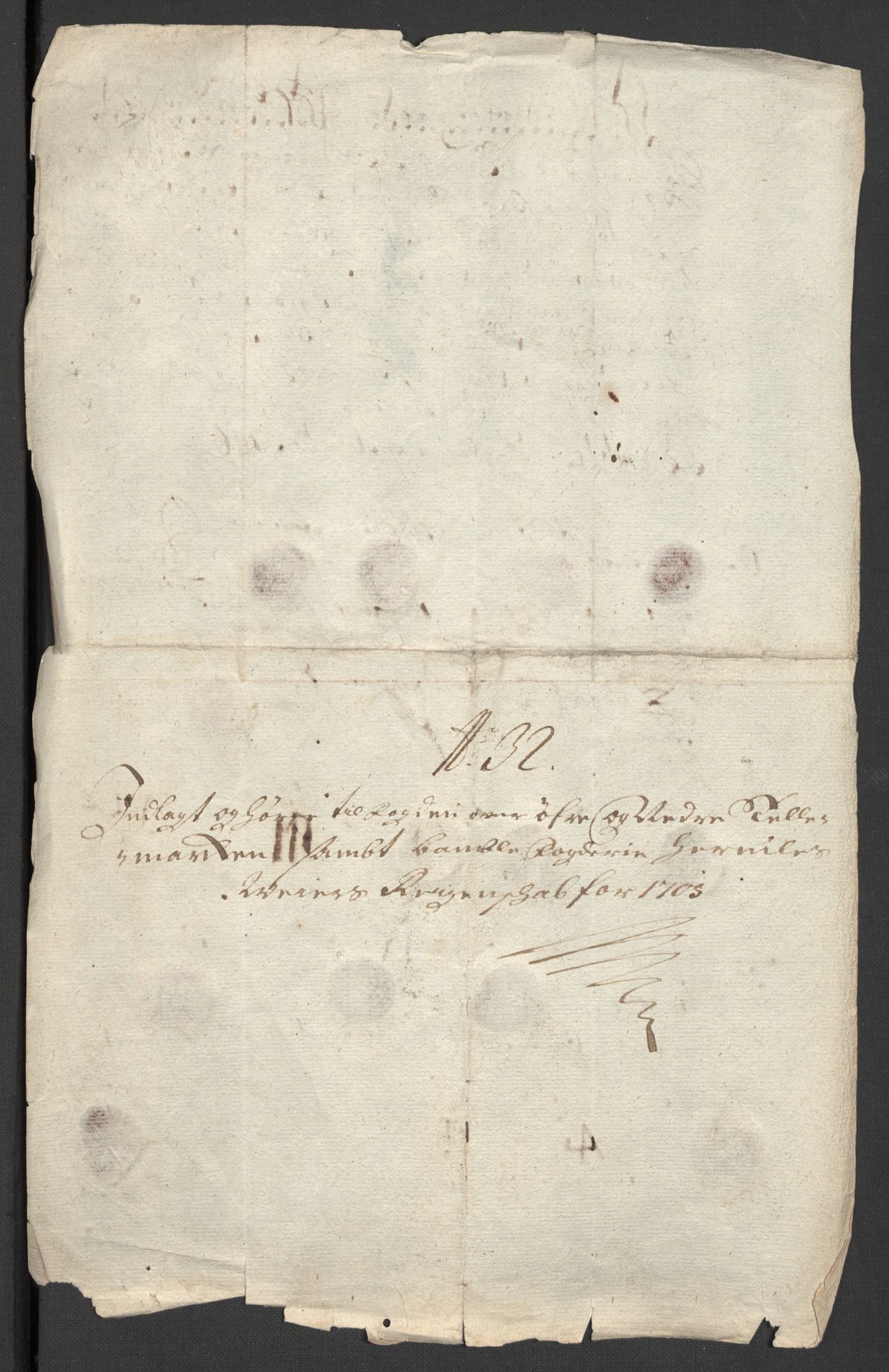 Rentekammeret inntil 1814, Reviderte regnskaper, Fogderegnskap, AV/RA-EA-4092/R36/L2114: Fogderegnskap Øvre og Nedre Telemark og Bamble, 1705, s. 260