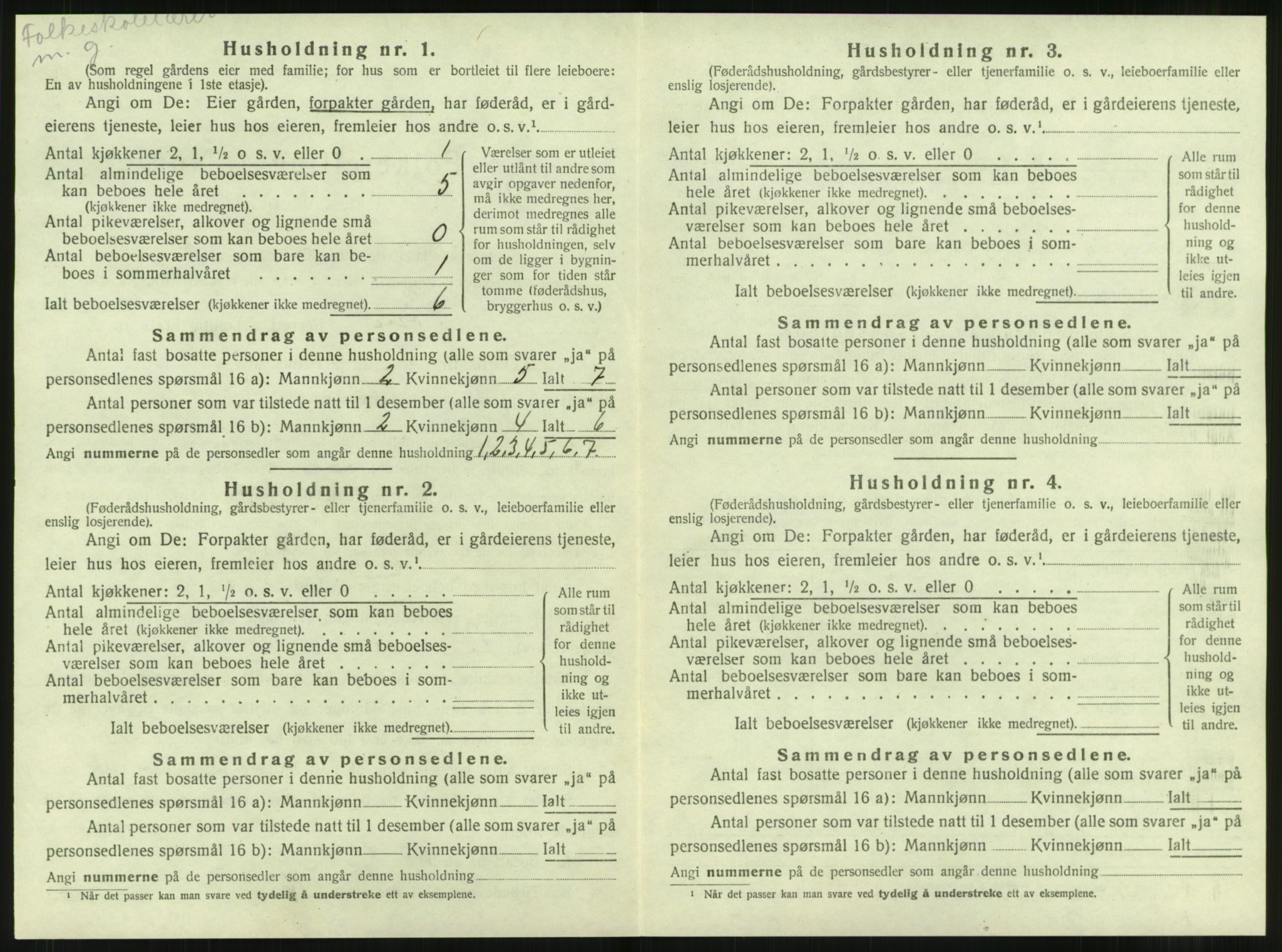 SAT, Folketelling 1920 for 1737 Sørli herred, 1920, s. 30