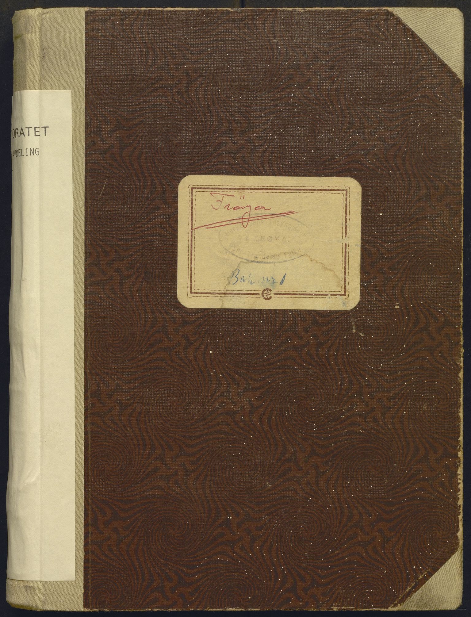 Fiskeridirektoratet - 1 Adm. ledelse - 13 Båtkontoret, AV/SAB-A-2003/I/Ia/Iae/L0009: 135.0506/1 Merkeprotokoll - Frøya, 1963-1964