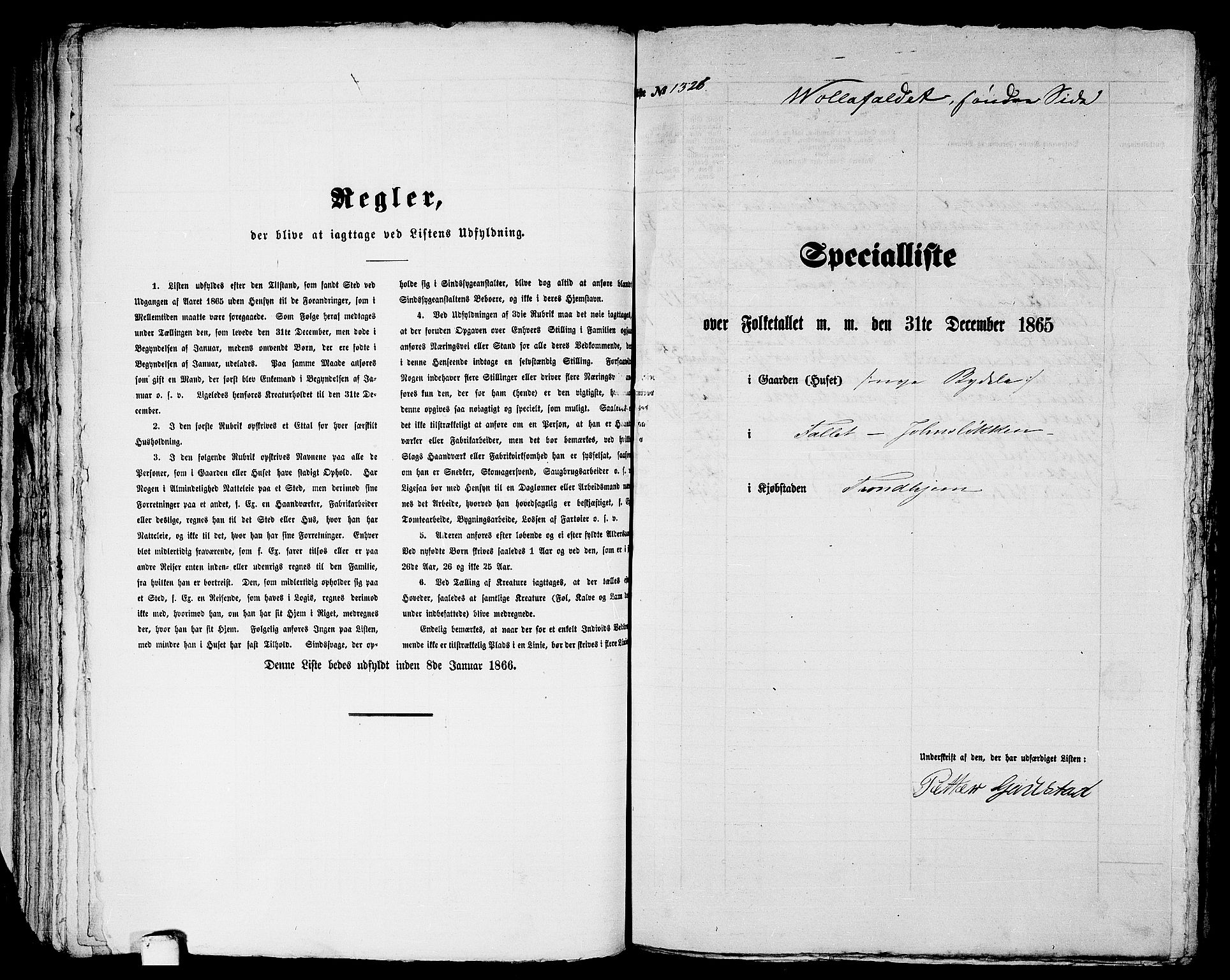 RA, Folketelling 1865 for 1601 Trondheim kjøpstad, 1865, s. 2751