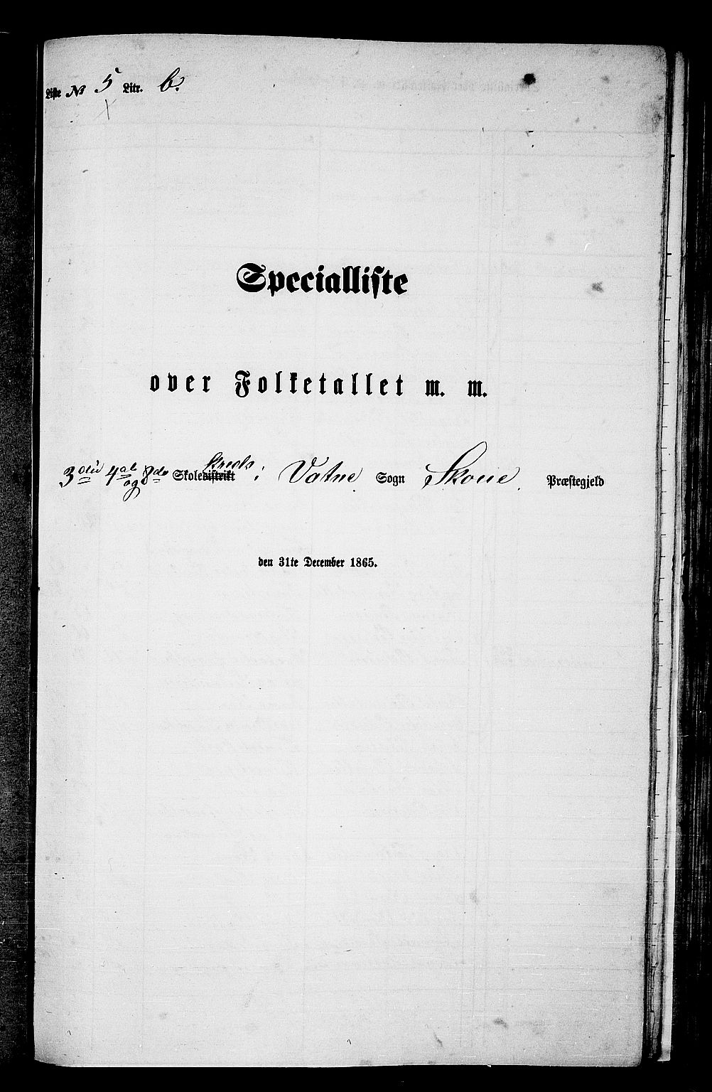 RA, Folketelling 1865 for 1529P Skodje prestegjeld, 1865, s. 91