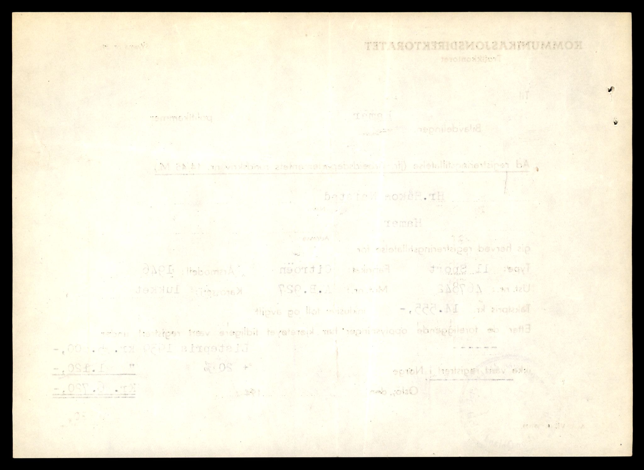 Møre og Romsdal vegkontor - Ålesund trafikkstasjon, AV/SAT-A-4099/F/Fe/L0047: Registreringskort for kjøretøy T 14580 - T 14720, 1927-1998, s. 812
