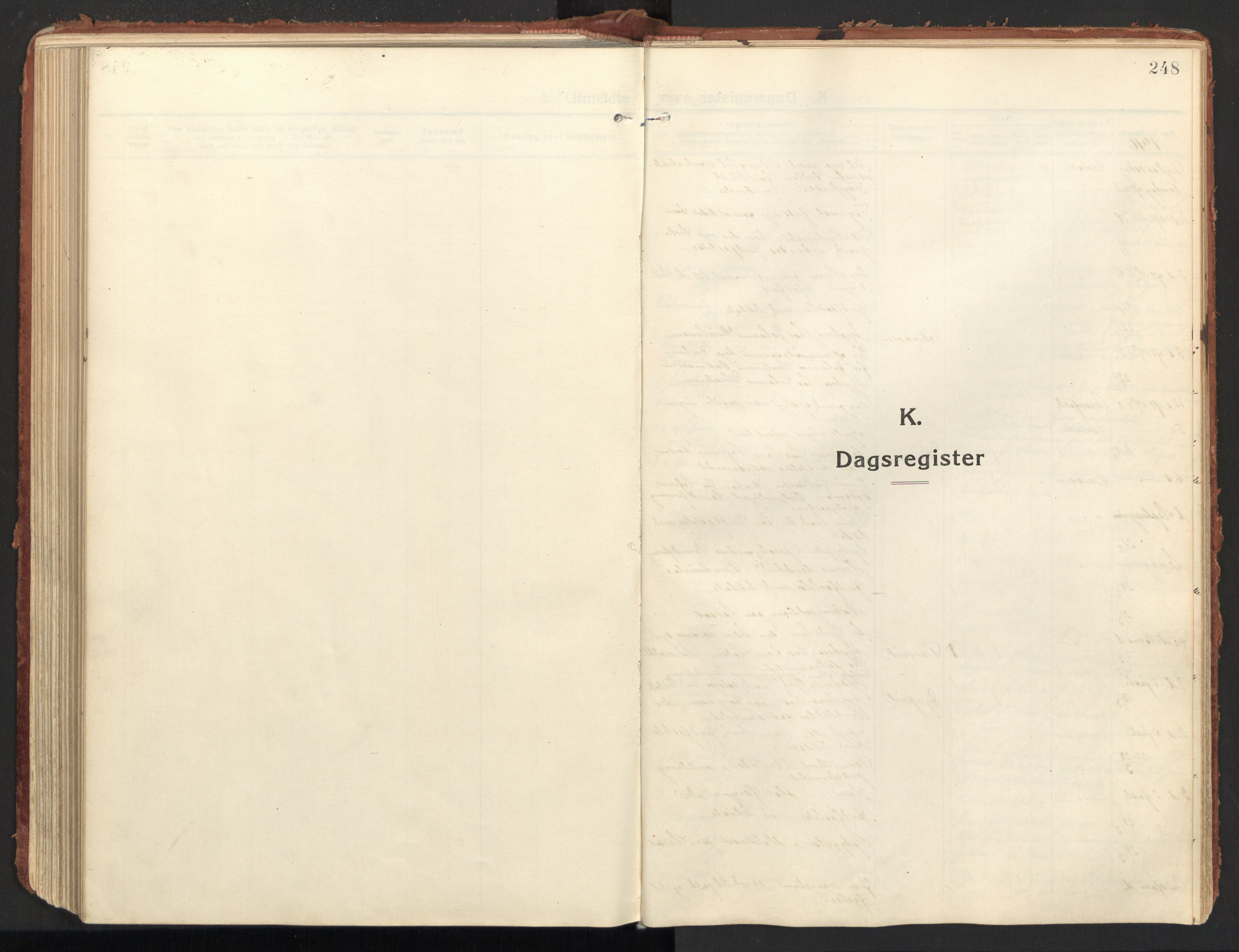 Ministerialprotokoller, klokkerbøker og fødselsregistre - Nordland, SAT/A-1459/846/L0650: Ministerialbok nr. 846A08, 1916-1935, s. 248