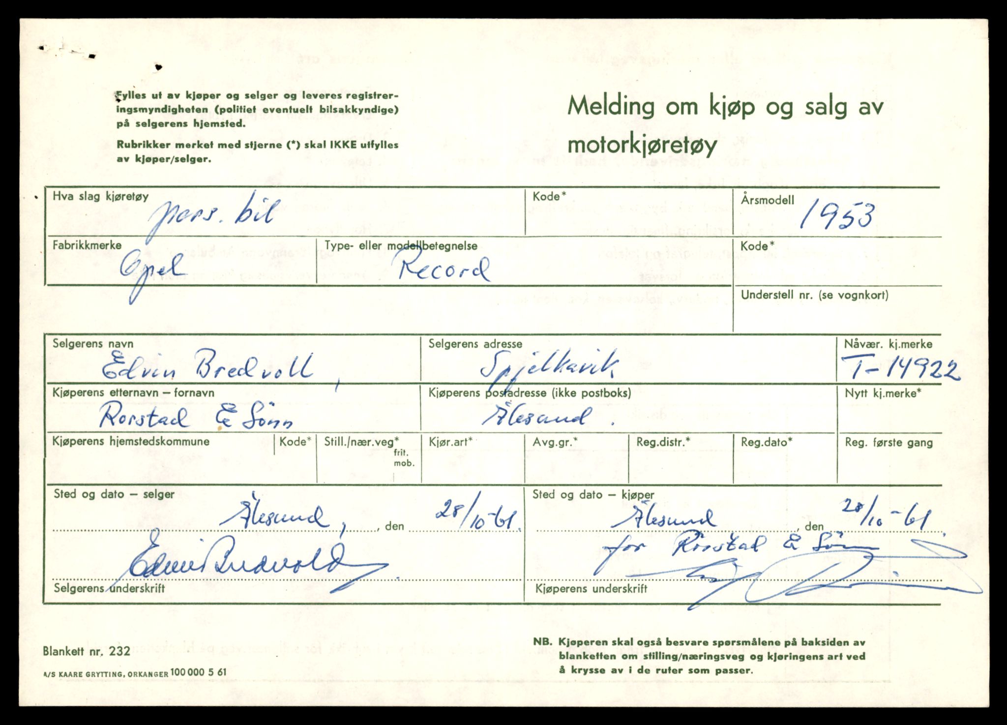 Møre og Romsdal vegkontor - Ålesund trafikkstasjon, AV/SAT-A-4099/F/Fe/L0049: Registreringskort for kjøretøy T 14864 - T 18613, 1927-1998, s. 1385
