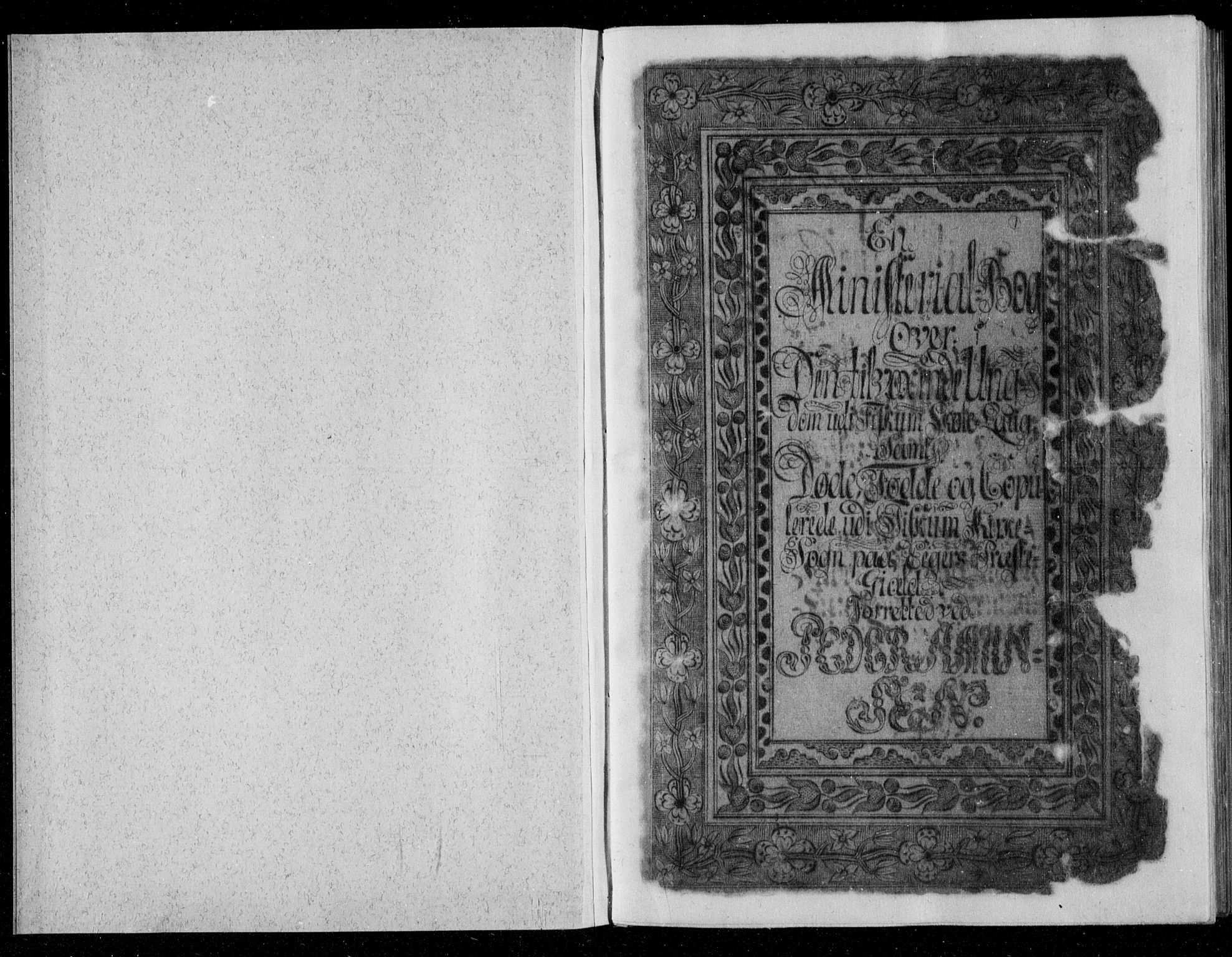 Fiskum kirkebøker, SAKO/A-15/G/Ga/L0002: Klokkerbok nr. 2, 1794-1850, s. 1