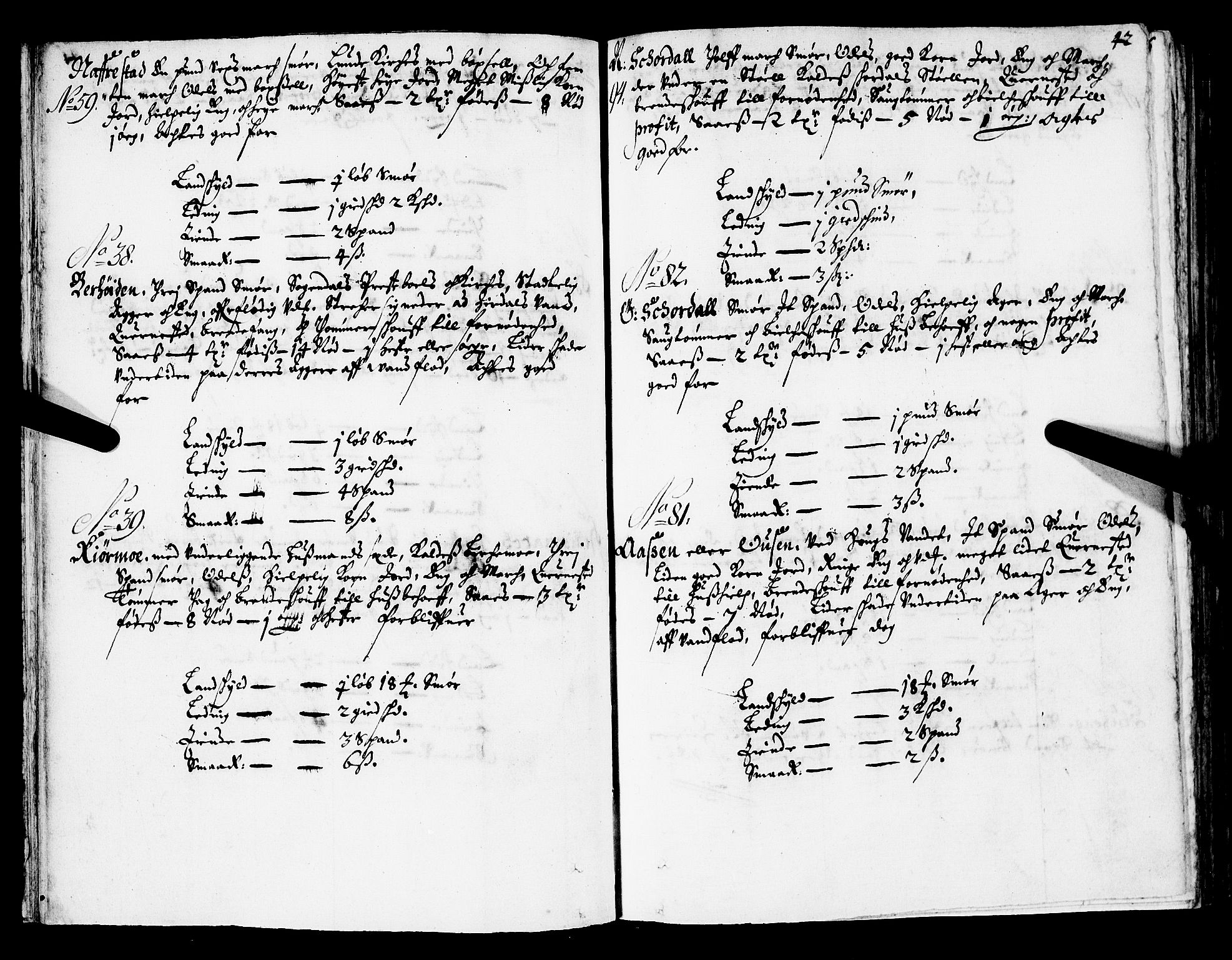 Rentekammeret inntil 1814, Realistisk ordnet avdeling, AV/RA-EA-4070/N/Nb/Nba/L0032: Jæren og Dalane fogderi, 1668, s. 41b-42a