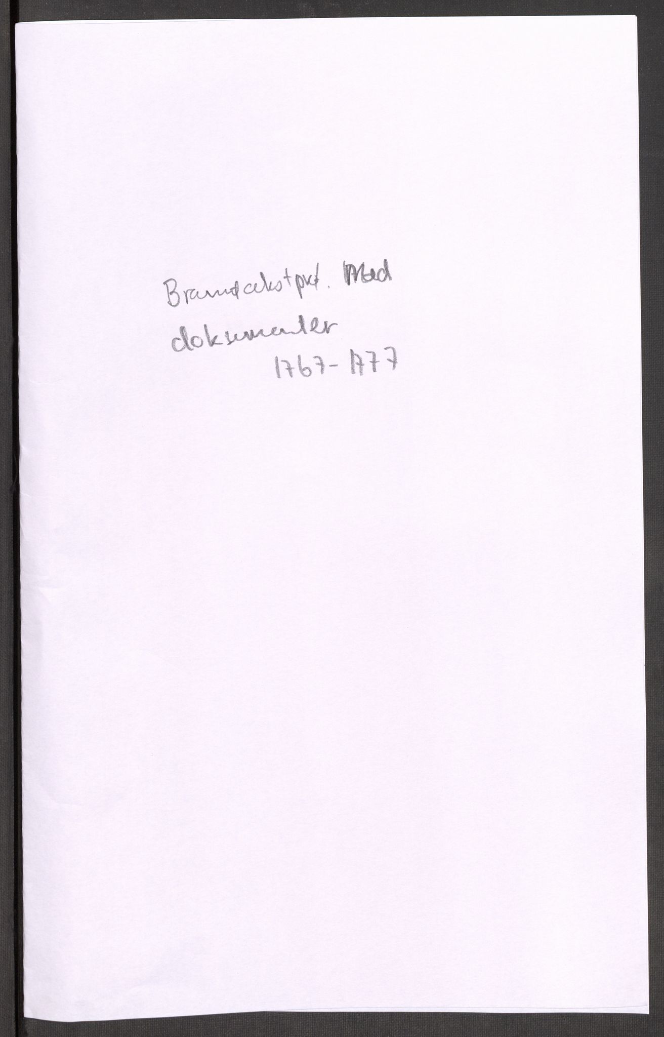 Kommersekollegiet, Brannforsikringskontoret 1767-1814, RA/EA-5458/F/Fa/L0057/0002: Øster-Risør / Branntakstprotokoll med dokumenter, 1767-1777