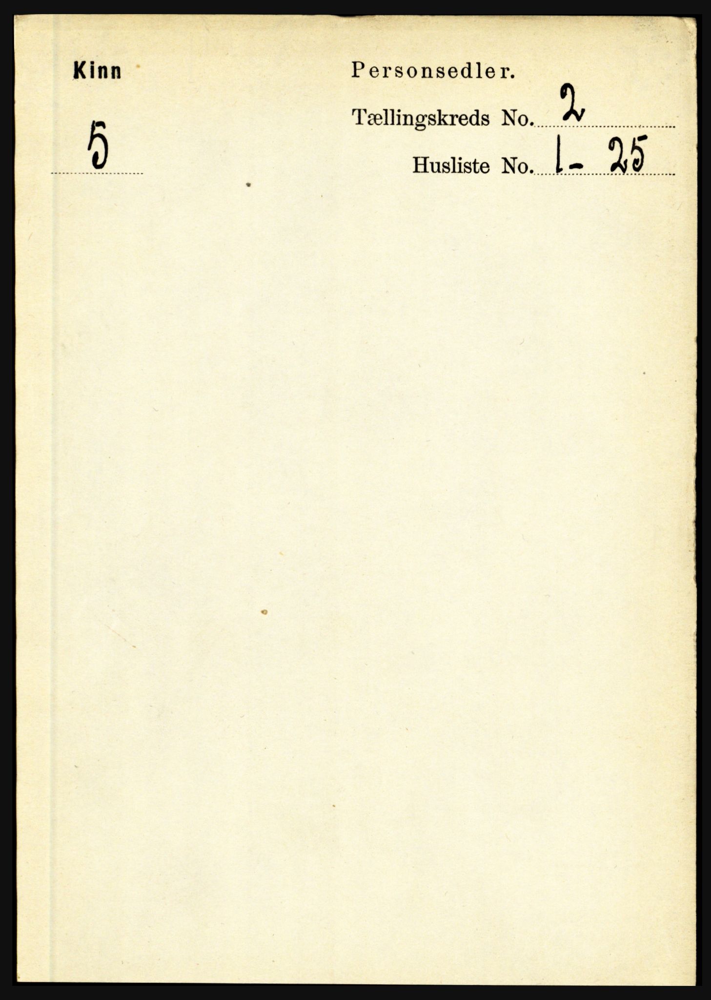RA, Folketelling 1891 for 1437 Kinn herred, 1891, s. 535