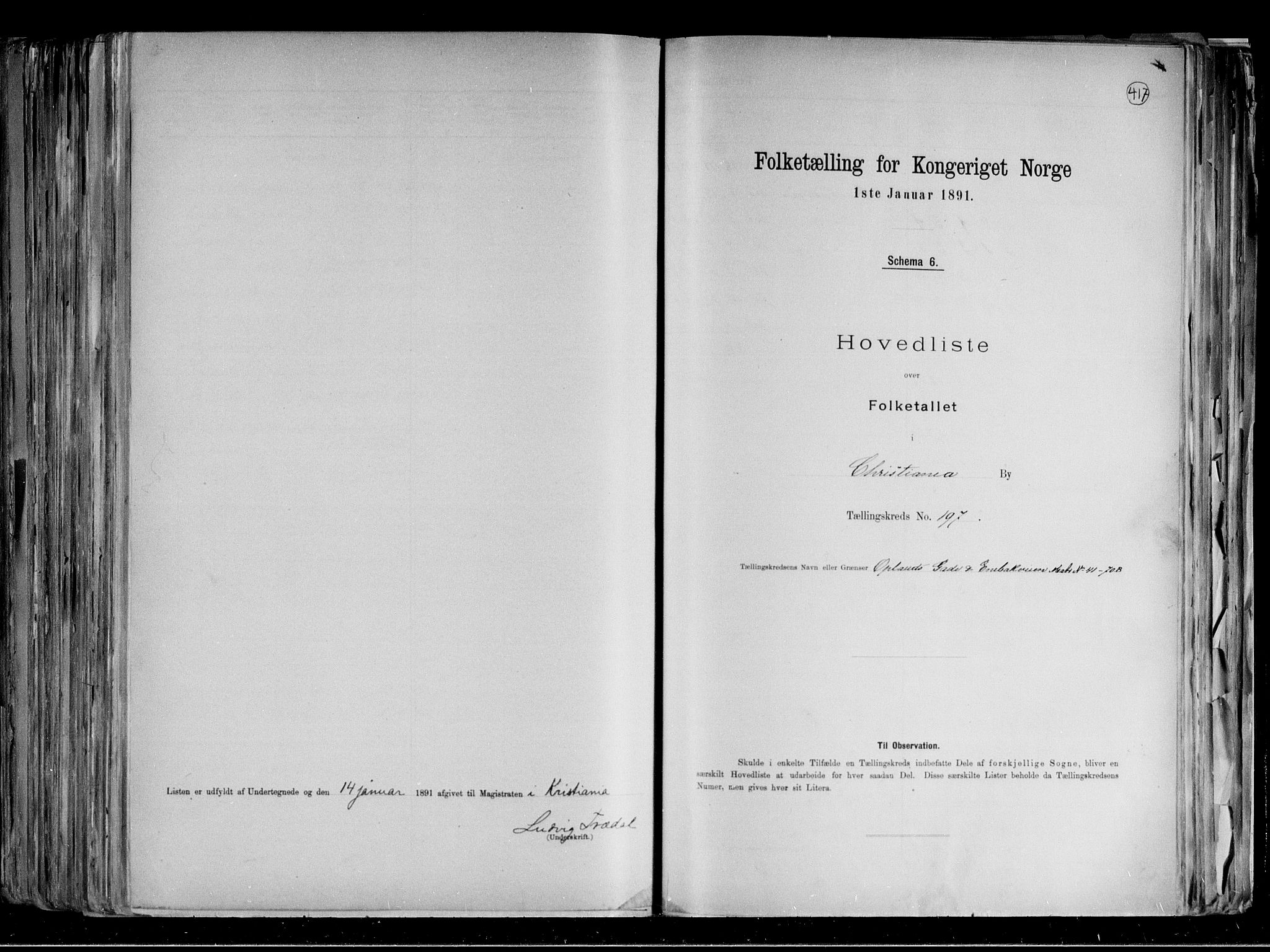 RA, Folketelling 1891 for 0301 Kristiania kjøpstad, 1891, s. 107585