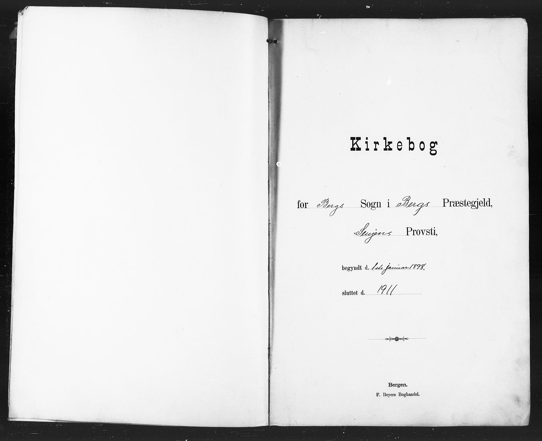 Berg sokneprestkontor, SATØ/S-1318/G/Ga/Gab/L0005klokker: Klokkerbok nr. 5, 1898-1911