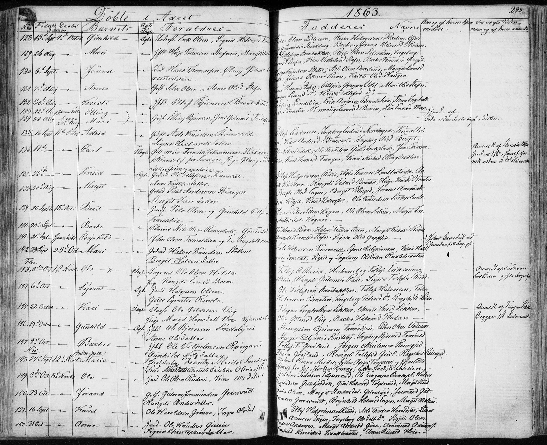 Nes kirkebøker, AV/SAKO-A-236/F/Fa/L0009: Ministerialbok nr. 9, 1834-1863, s. 298