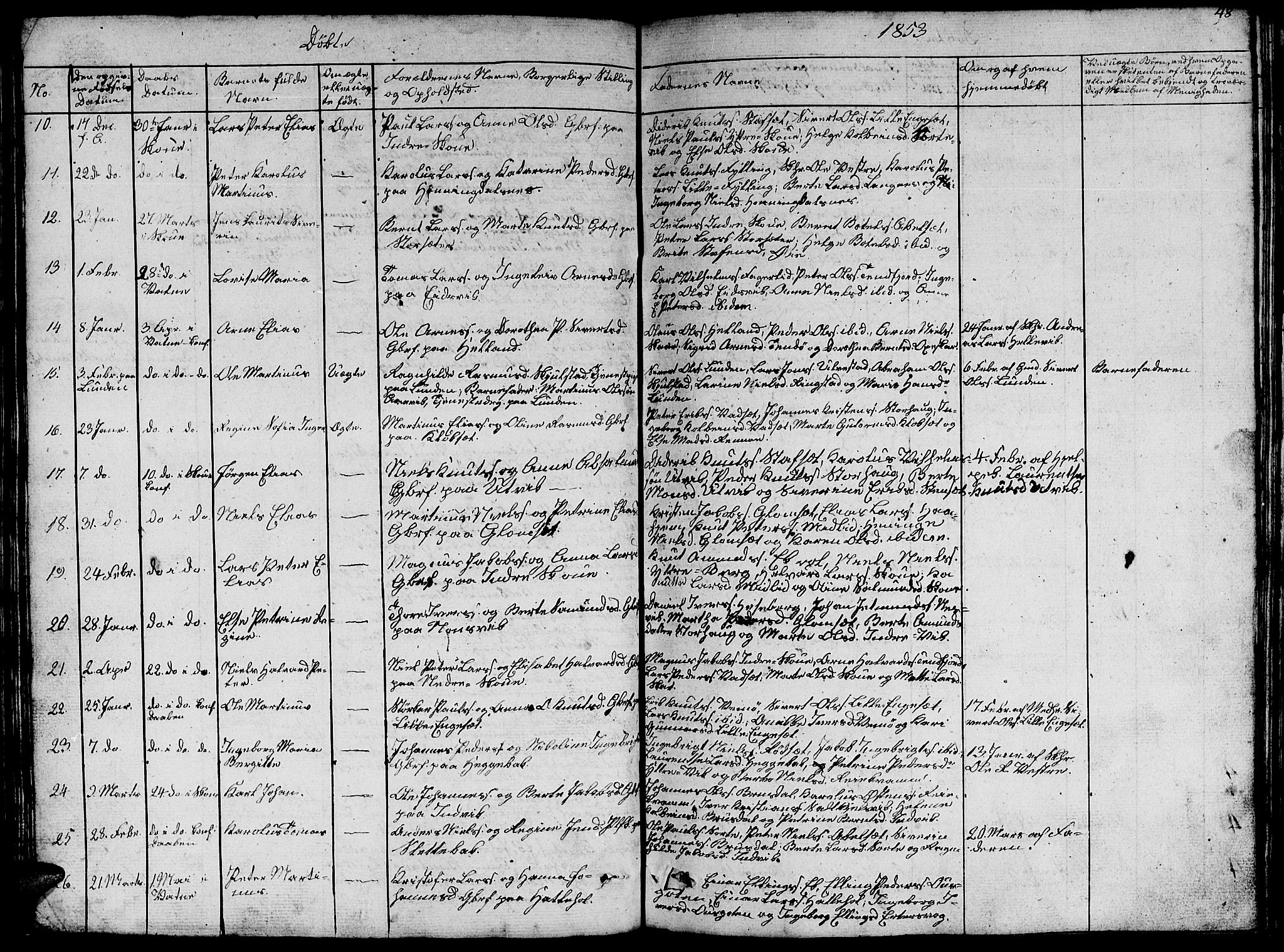 Ministerialprotokoller, klokkerbøker og fødselsregistre - Møre og Romsdal, SAT/A-1454/524/L0362: Klokkerbok nr. 524C03, 1840-1854, s. 48