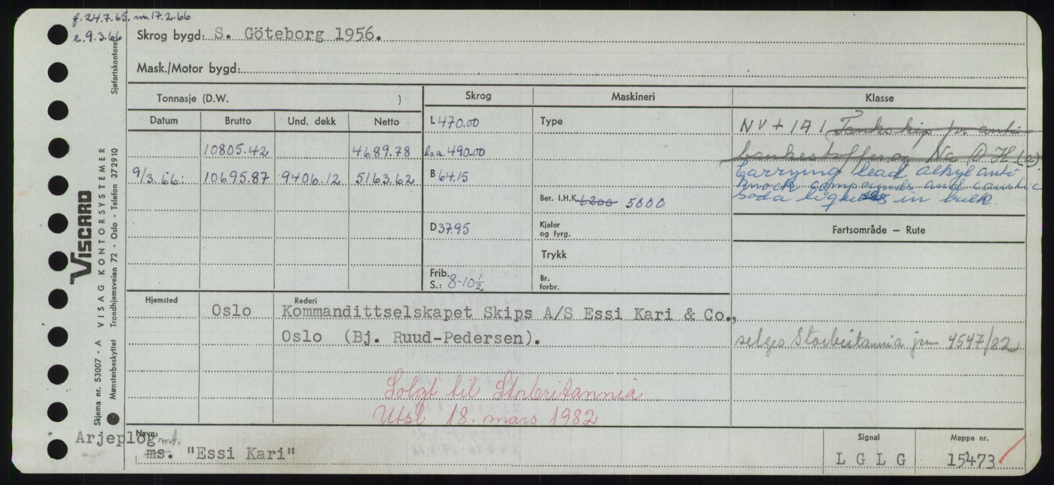 Sjøfartsdirektoratet med forløpere, Skipsmålingen, RA/S-1627/H/Hd/L0009: Fartøy, E, s. 583