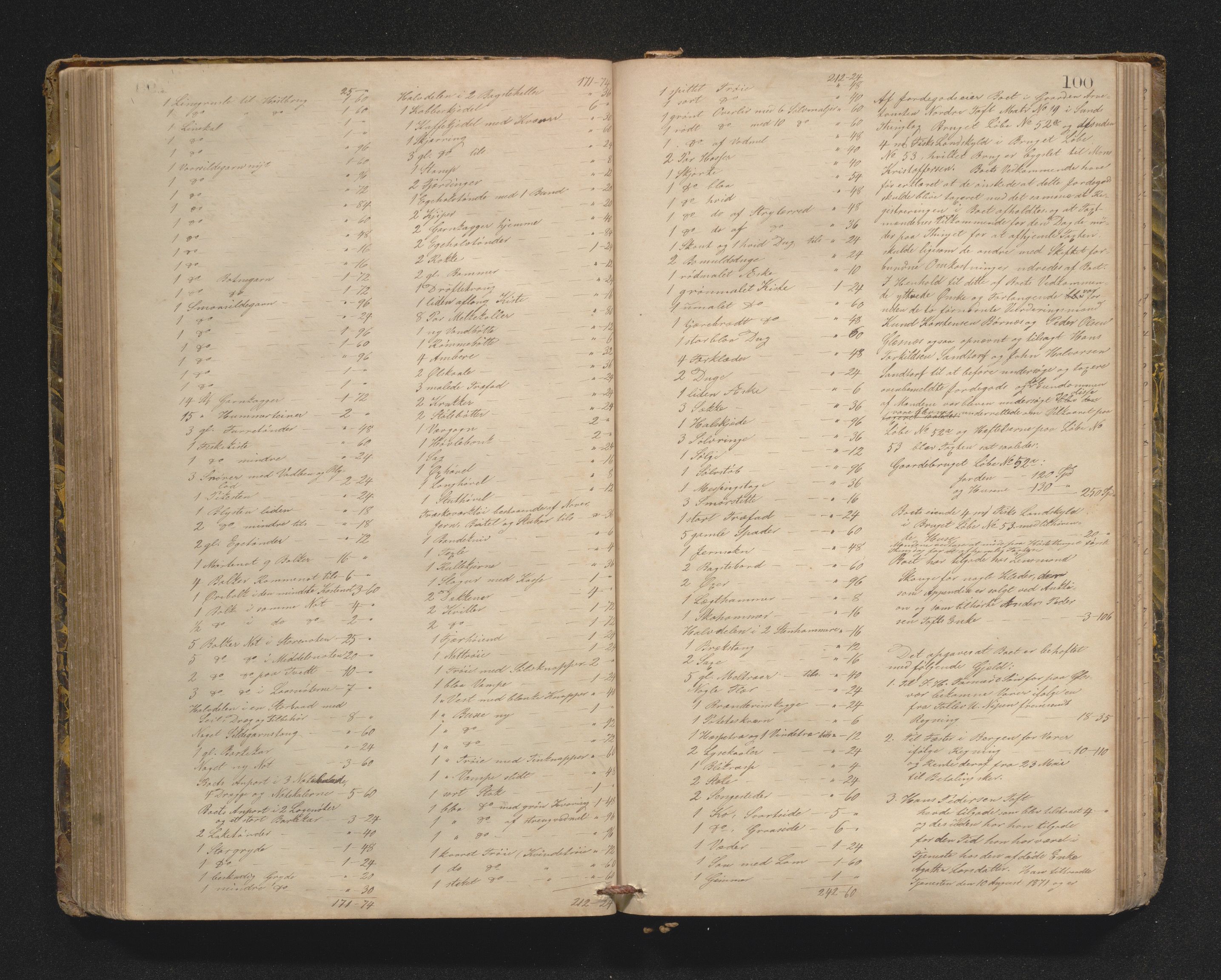 Lensmannen i Sund og Austevoll, AV/SAB-A-35201/0006/L0010: Registreringsprotokoll, 1863-1877, s. 99b-100a