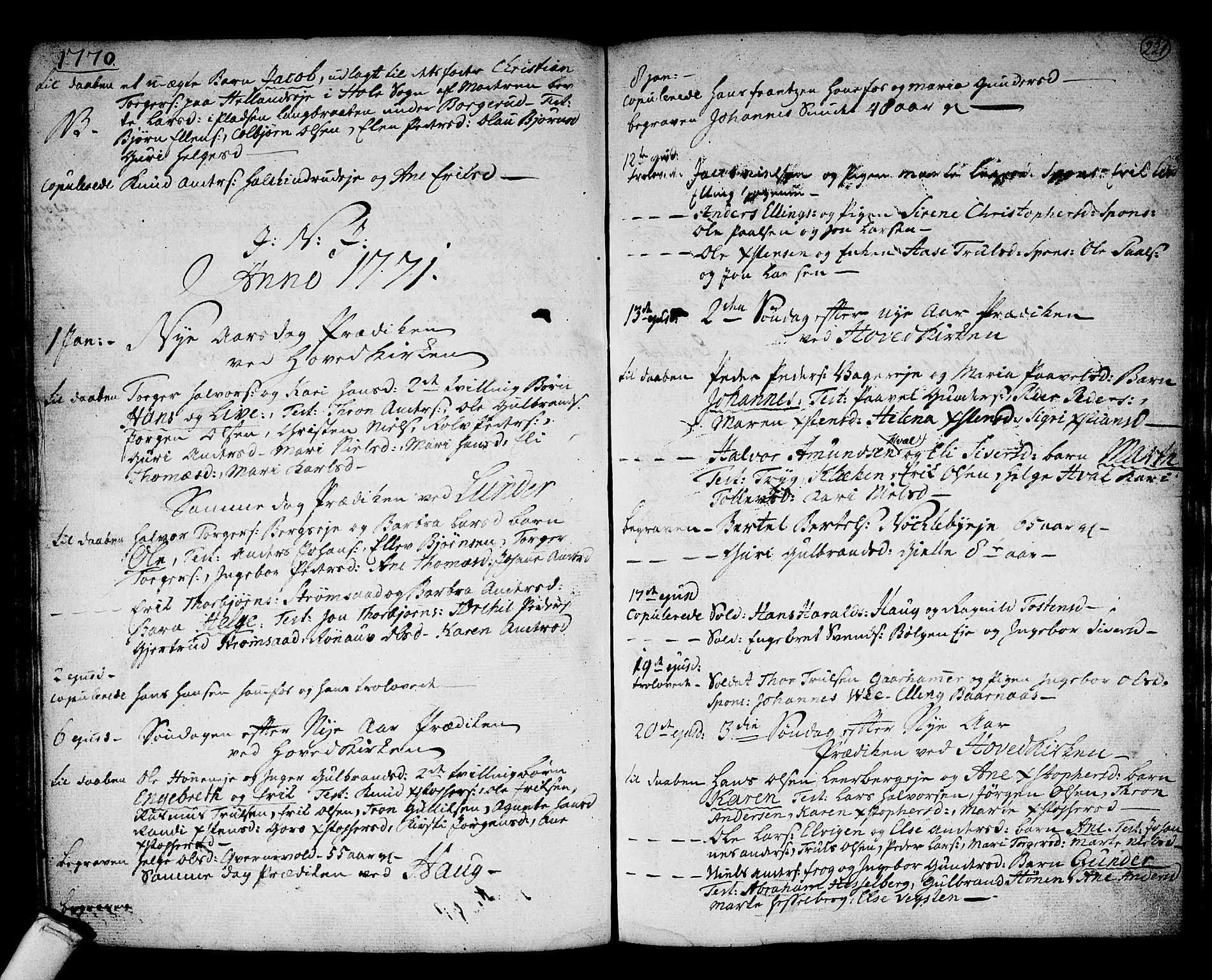 Norderhov kirkebøker, AV/SAKO-A-237/F/Fa/L0004: Ministerialbok nr. 4, 1758-1774, s. 221