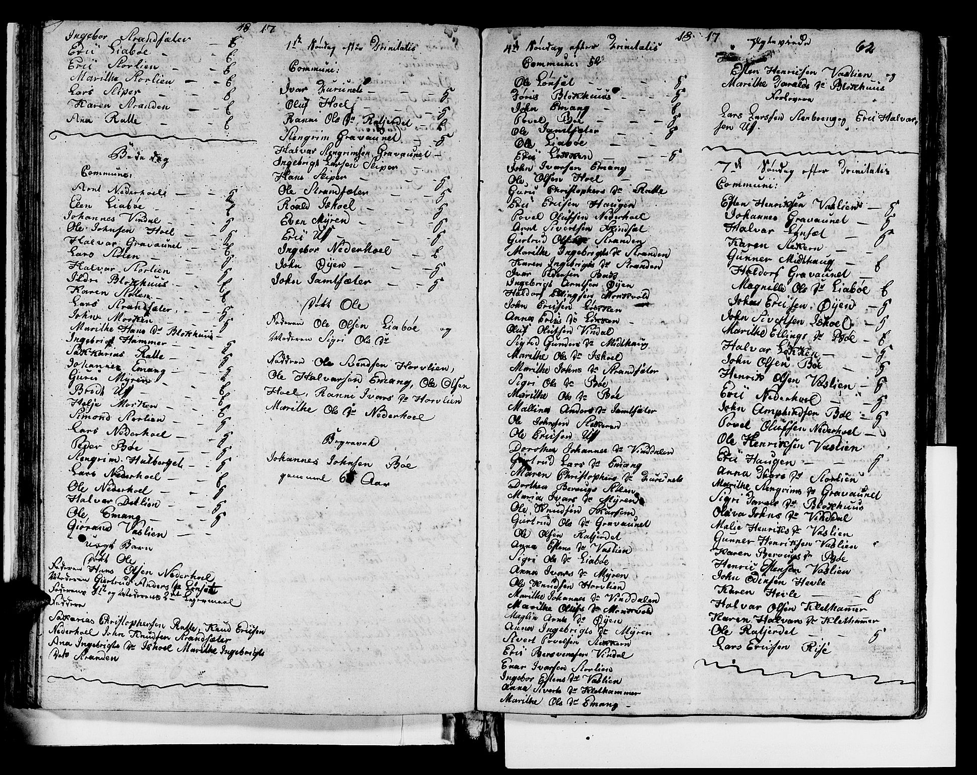 Ministerialprotokoller, klokkerbøker og fødselsregistre - Sør-Trøndelag, SAT/A-1456/679/L0921: Klokkerbok nr. 679C01, 1792-1840, s. 62