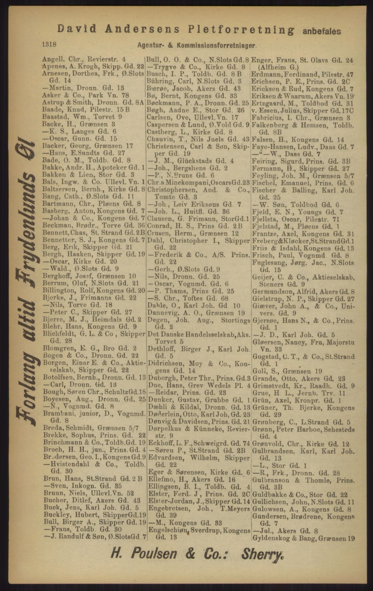 Kristiania/Oslo adressebok, PUBL/-, 1902, s. 1318