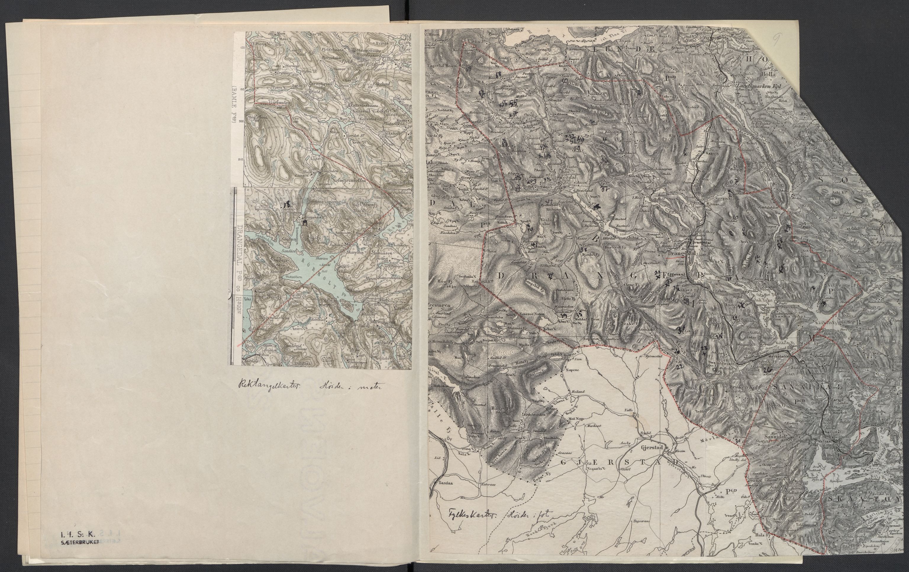 Instituttet for sammenlignende kulturforskning, AV/RA-PA-0424/F/Fc/L0007/0001: Eske B7: / Telemark (perm XVI), 1934-1936