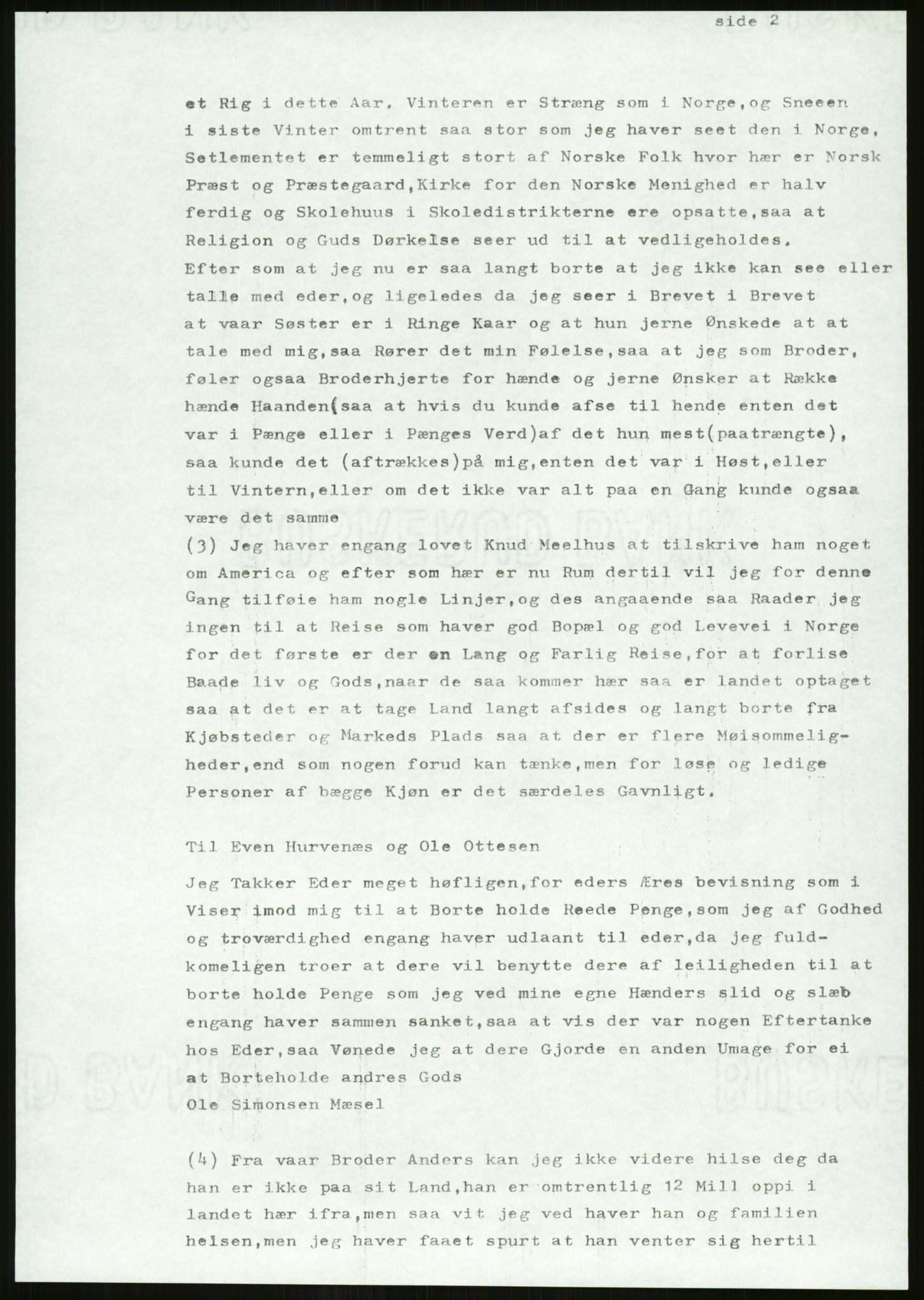 Samlinger til kildeutgivelse, Amerikabrevene, AV/RA-EA-4057/F/L0026: Innlån fra Aust-Agder: Aust-Agder-Arkivet - Erickson, 1838-1914, s. 331