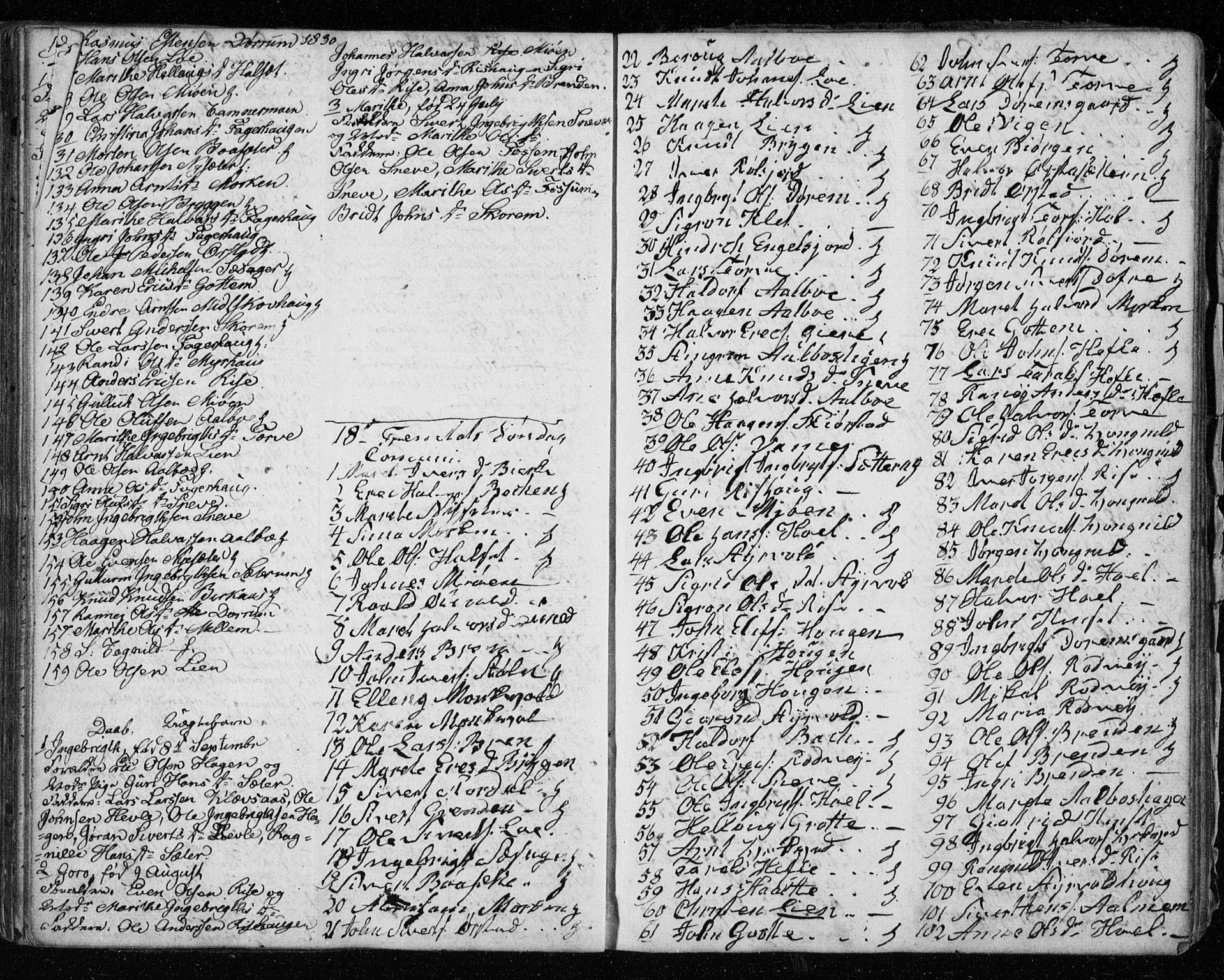 Ministerialprotokoller, klokkerbøker og fødselsregistre - Sør-Trøndelag, AV/SAT-A-1456/678/L0913: Klokkerbok nr. 678C02, 1825-1833
