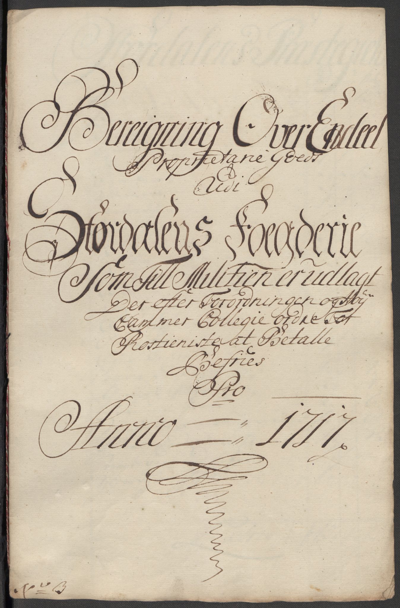 Rentekammeret inntil 1814, Reviderte regnskaper, Fogderegnskap, AV/RA-EA-4092/R62/L4207: Fogderegnskap Stjørdal og Verdal, 1717, s. 99