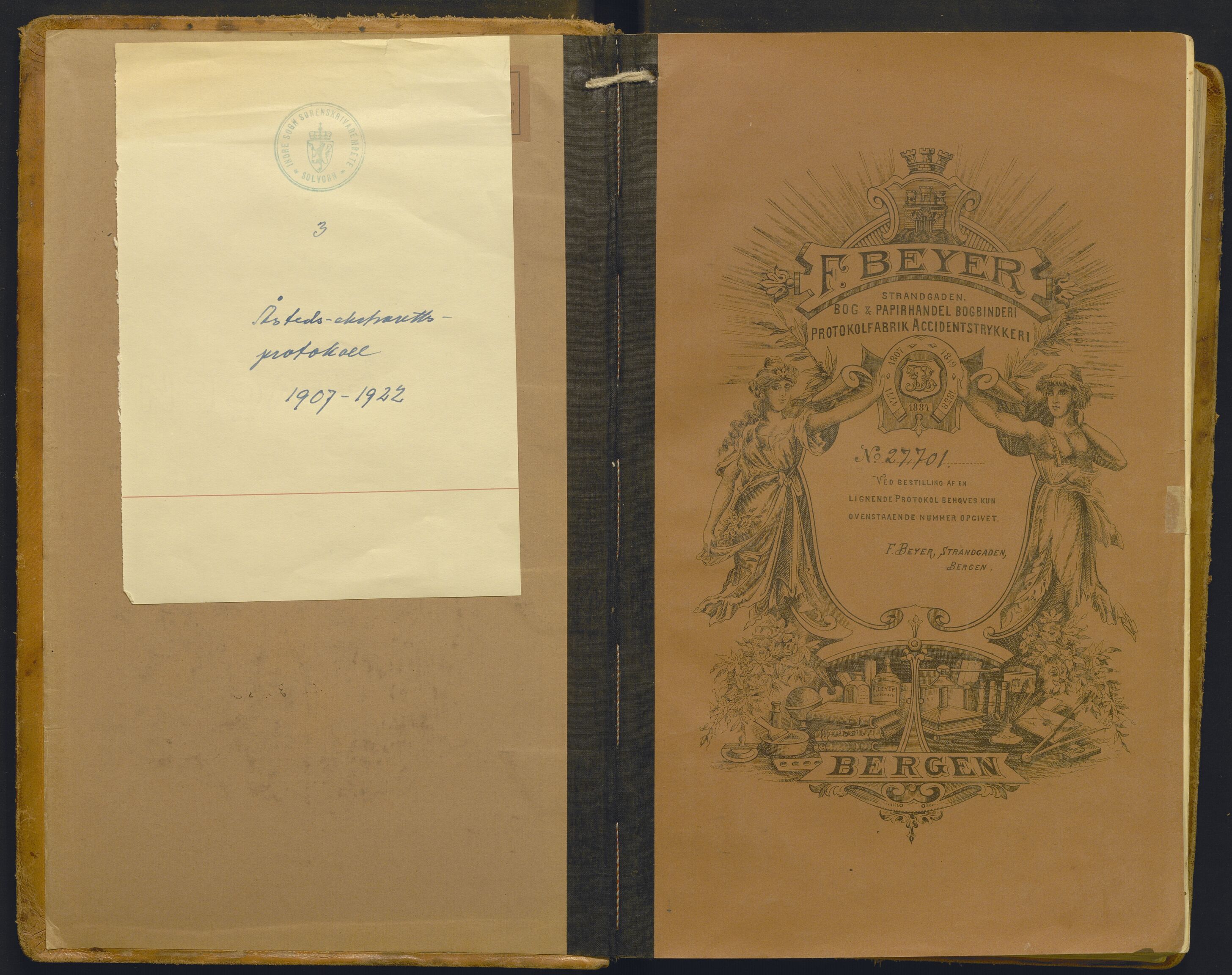 Indre Sogn tingrett, AV/SAB-A-3301/1/F/Fb/Fba/L0014: Sivile og offentlege saker, Bb 10, 1907-1922